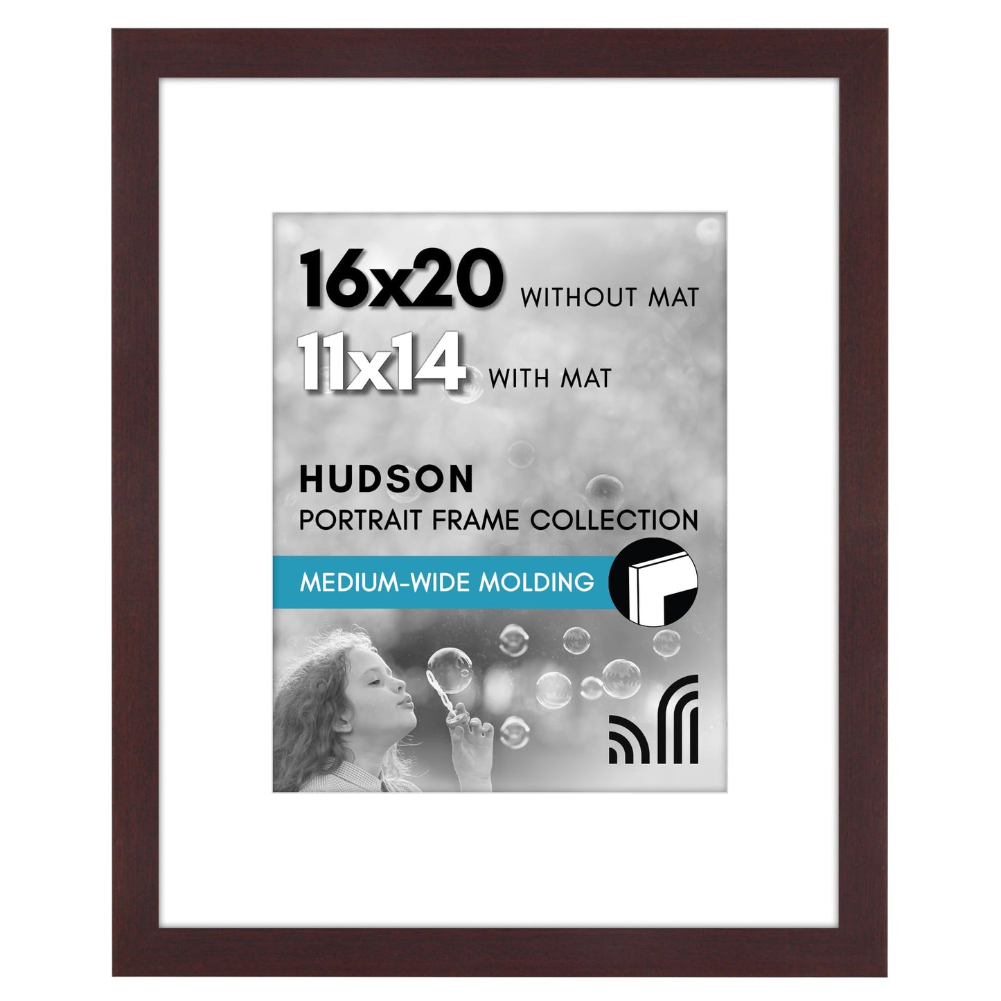 Oversized Gallery Picture Frame with Mat | Hudson Collection