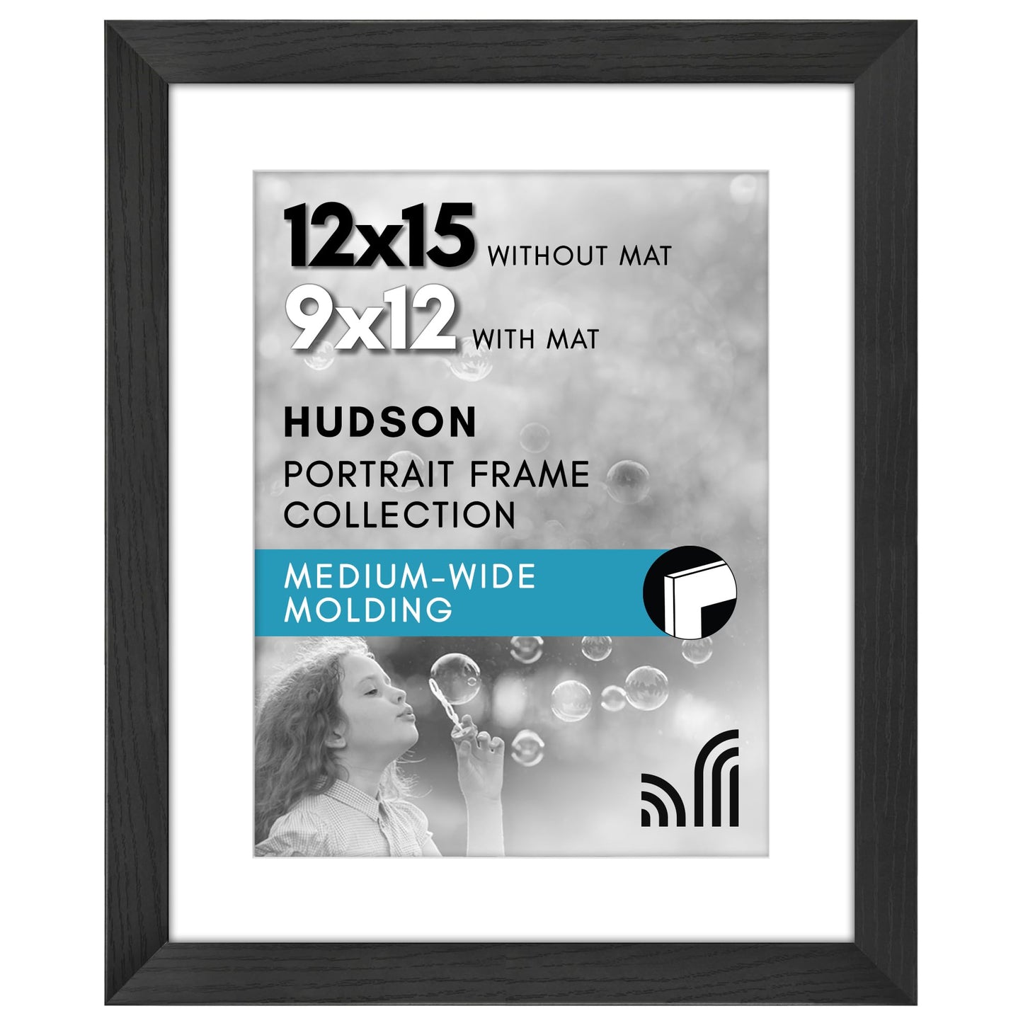 Oversized Gallery Picture Frame with Mat | Hudson Collection