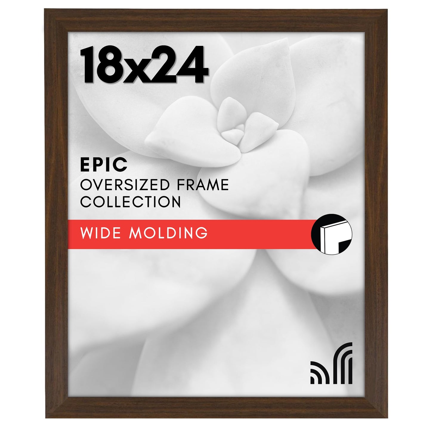 Gallery Poster Frame with Wood Grain Finish | Epic Collection