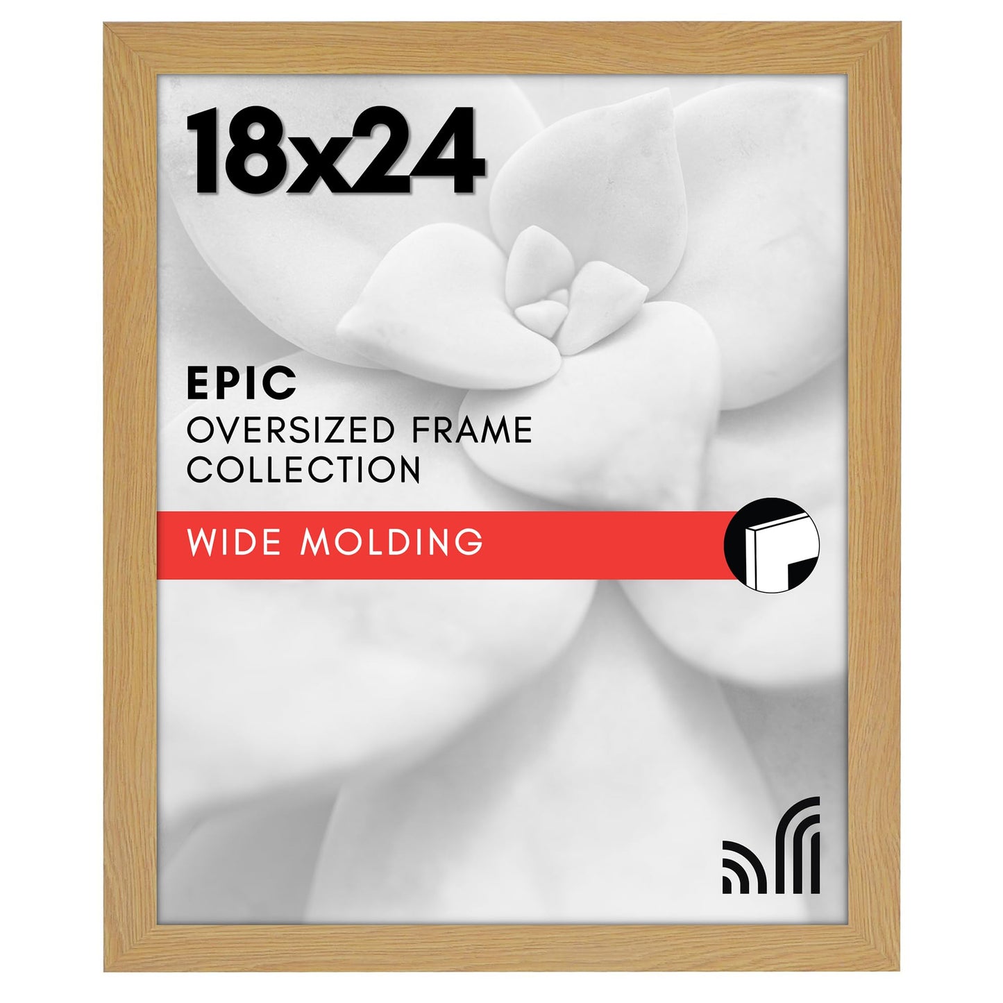 Gallery Poster Frame with Wood Grain Finish | Epic Collection