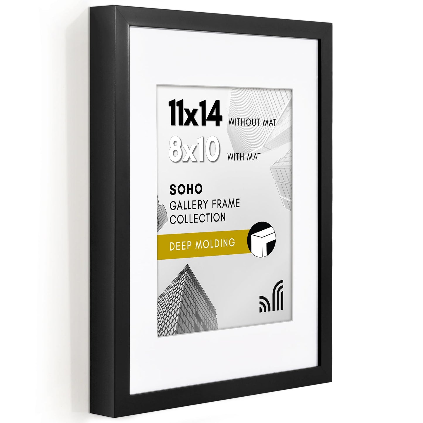 Gallery Picture Frame with Mat | Soho Collection