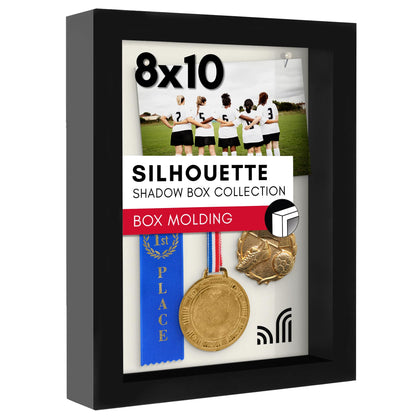 Shadow Box Frame | Shatter-Resistant Glass | Deep Display Box - Americanflat