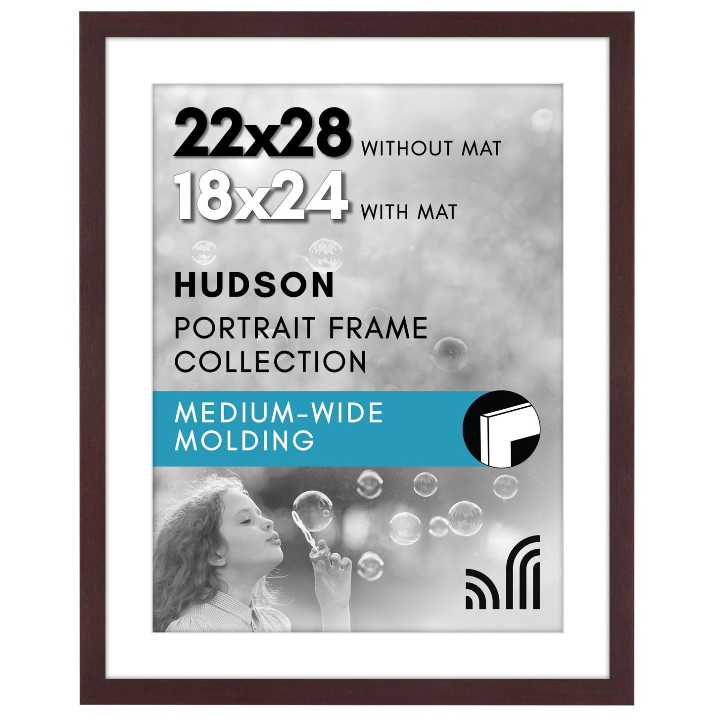 Oversized Gallery Picture Frame with Mat | Hudson Collection