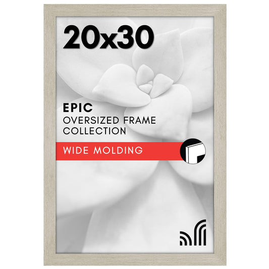 Gallery Poster Frame with Wood Grain Finish | Epic Collection