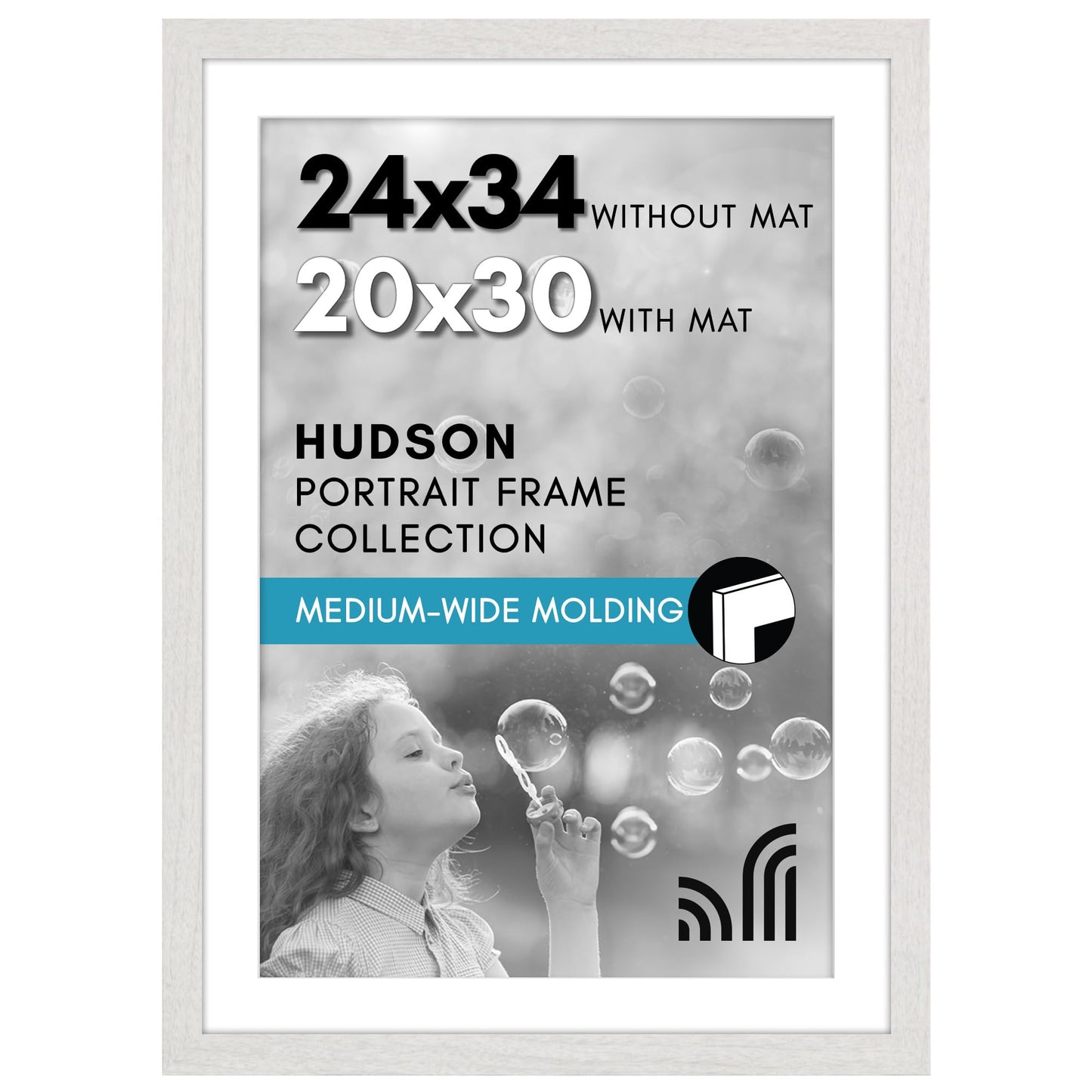 Oversized Gallery Picture Frame with Mat | Hudson Collection