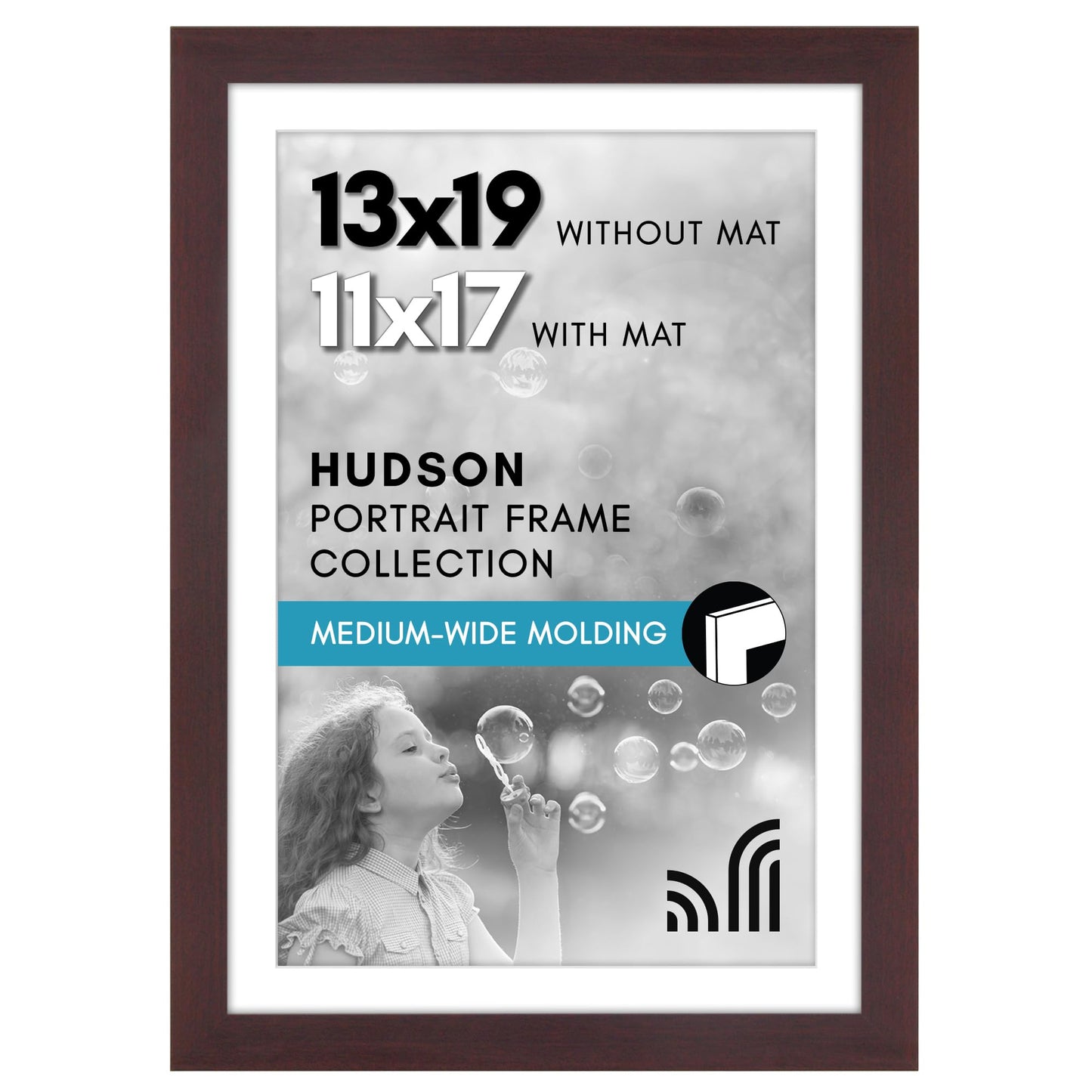 Oversized Gallery Picture Frame with Mat | Hudson Collection