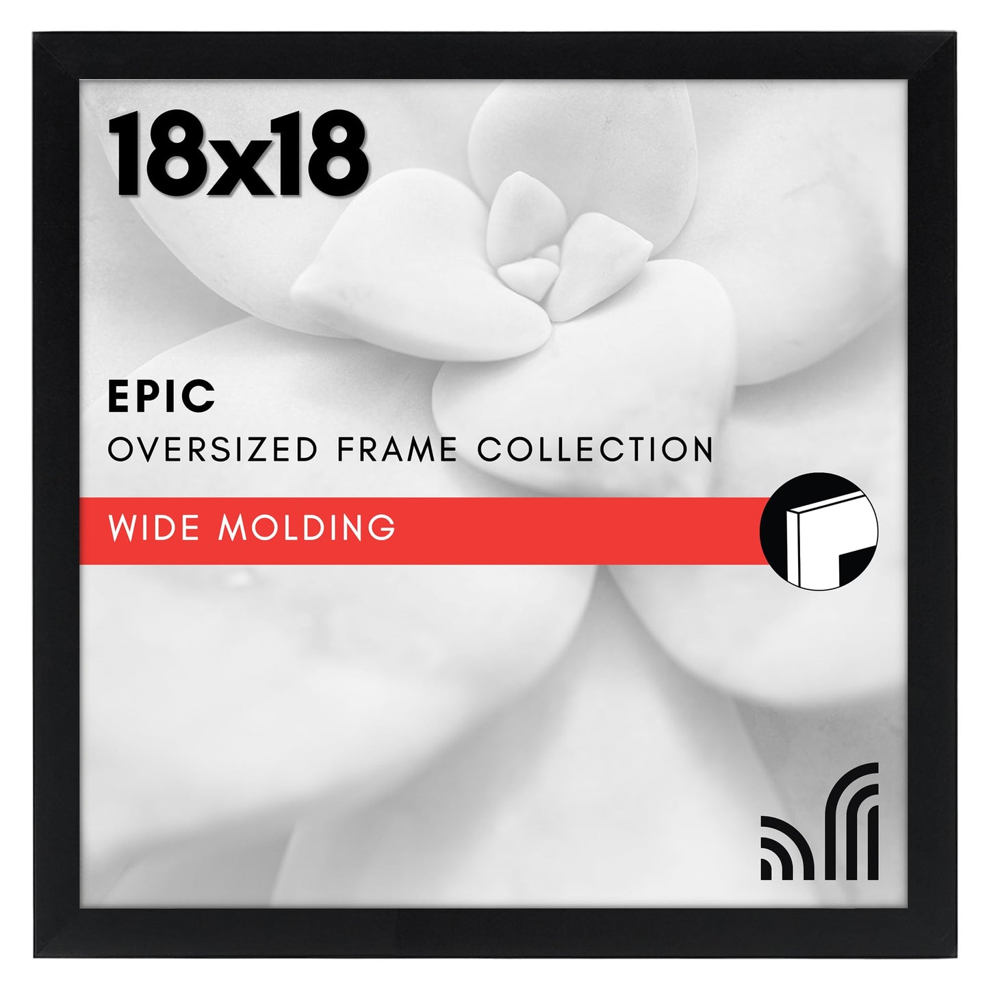 Gallery Poster Frame with Wood Grain Finish | Epic Collection