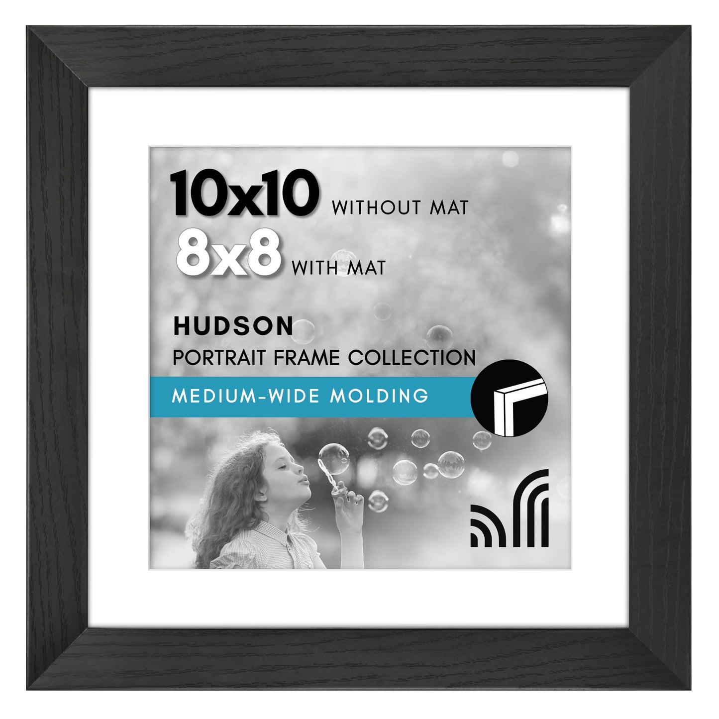 Oversized Gallery Picture Frame with Mat | Hudson Collection