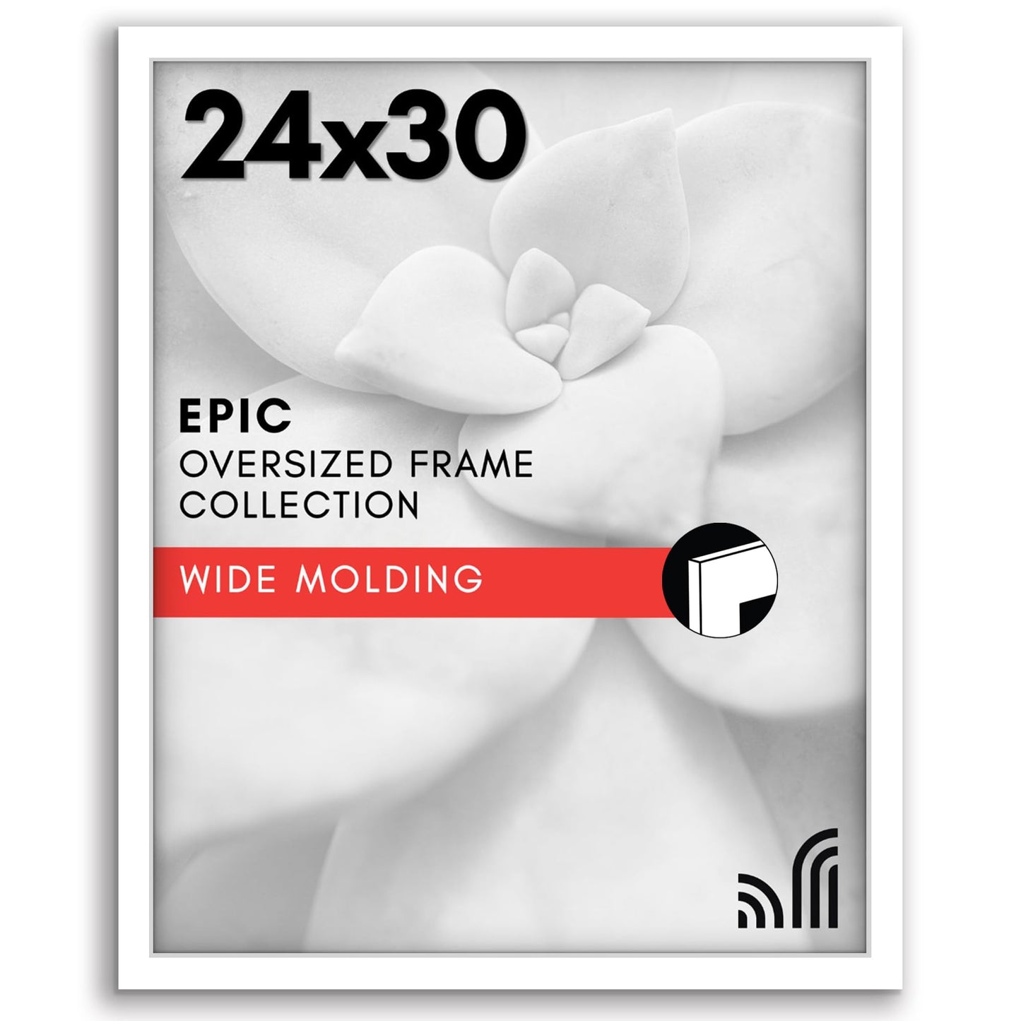 Gallery Poster Frame with Wood Grain Finish | Epic Collection