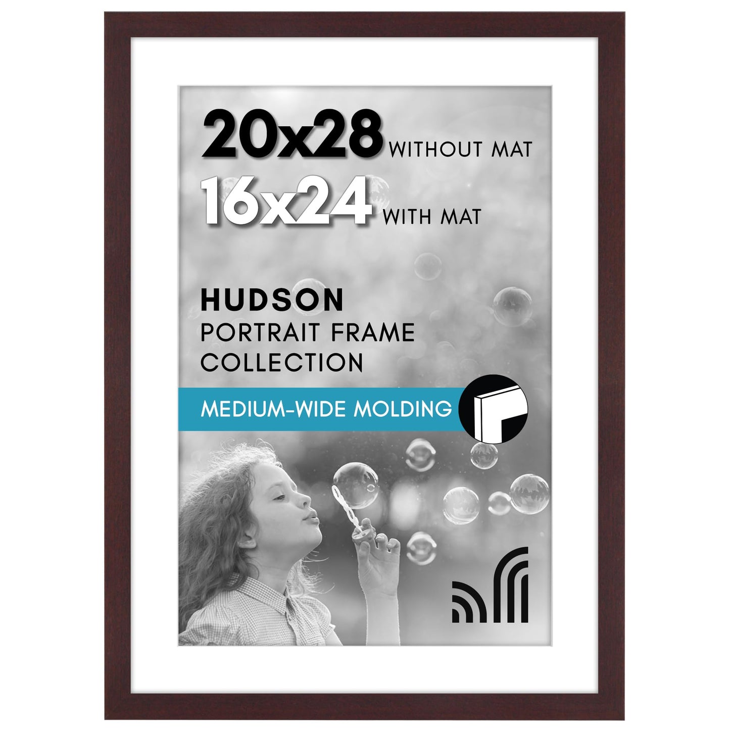 Oversized Gallery Picture Frame with Mat | Hudson Collection