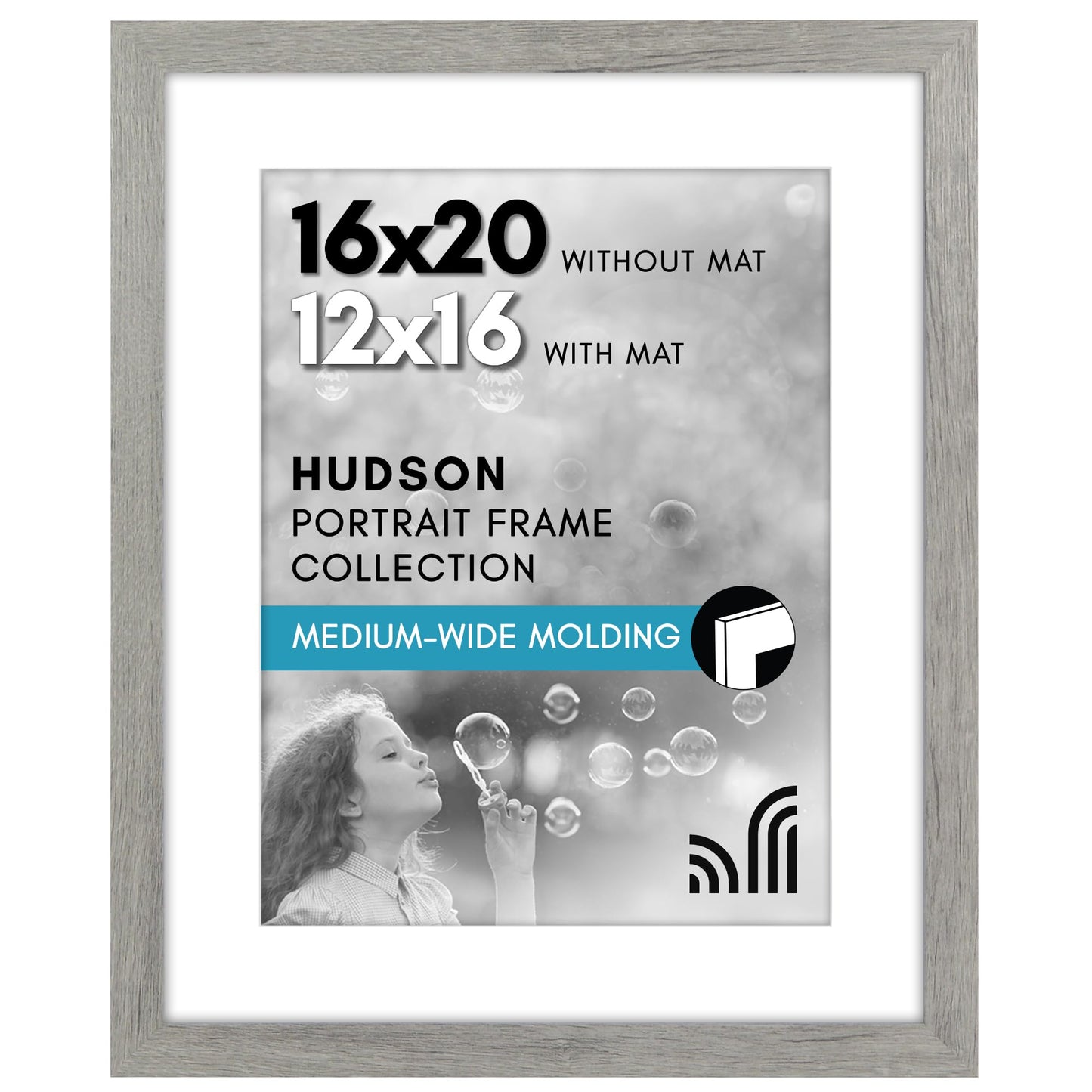 Oversized Gallery Picture Frame with Mat | Hudson Collection