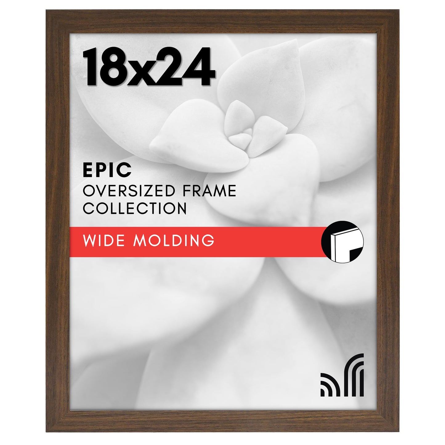 Gallery Poster Frame with Wood Grain Finish | Epic Collection