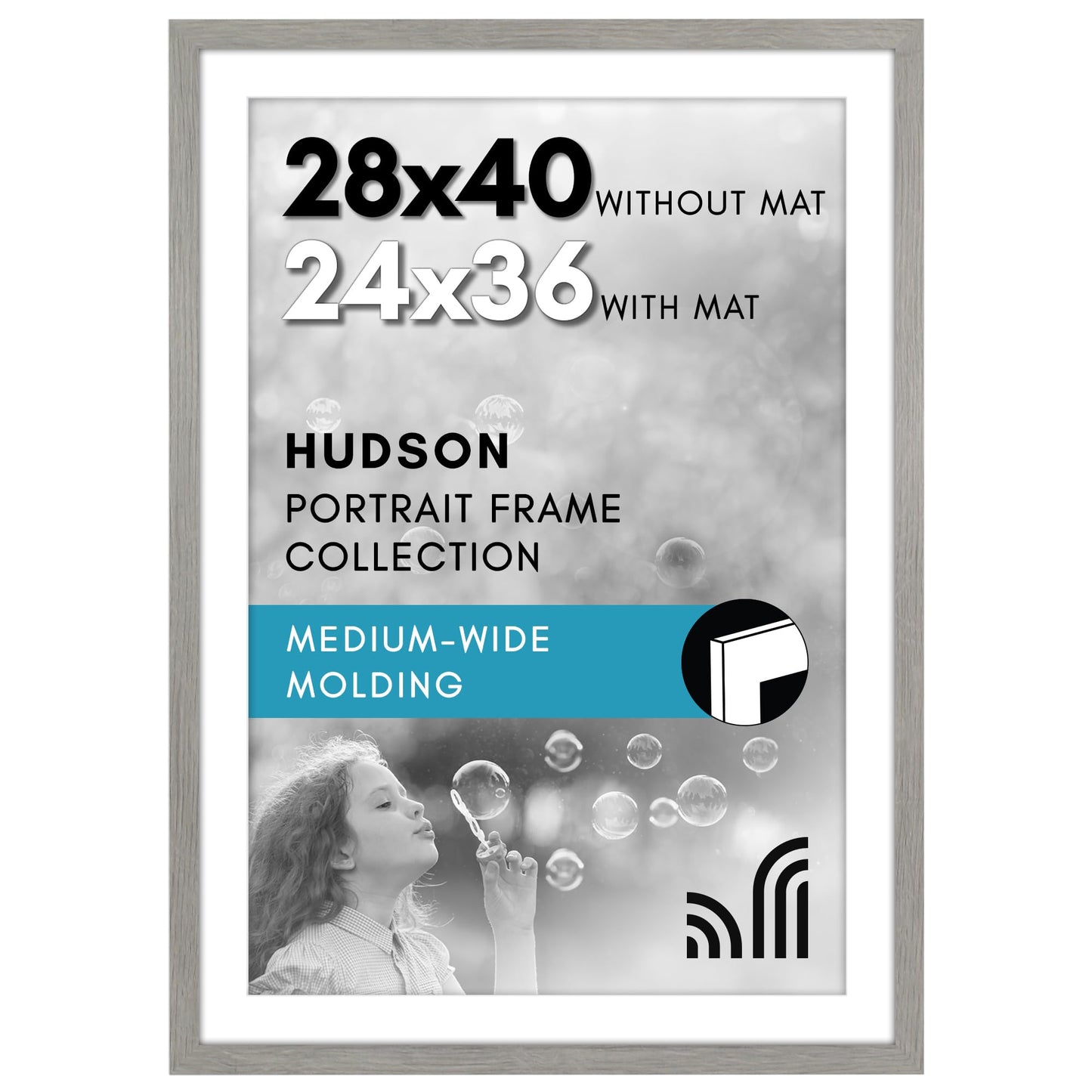 Oversized Gallery Picture Frame with Mat | Hudson Collection