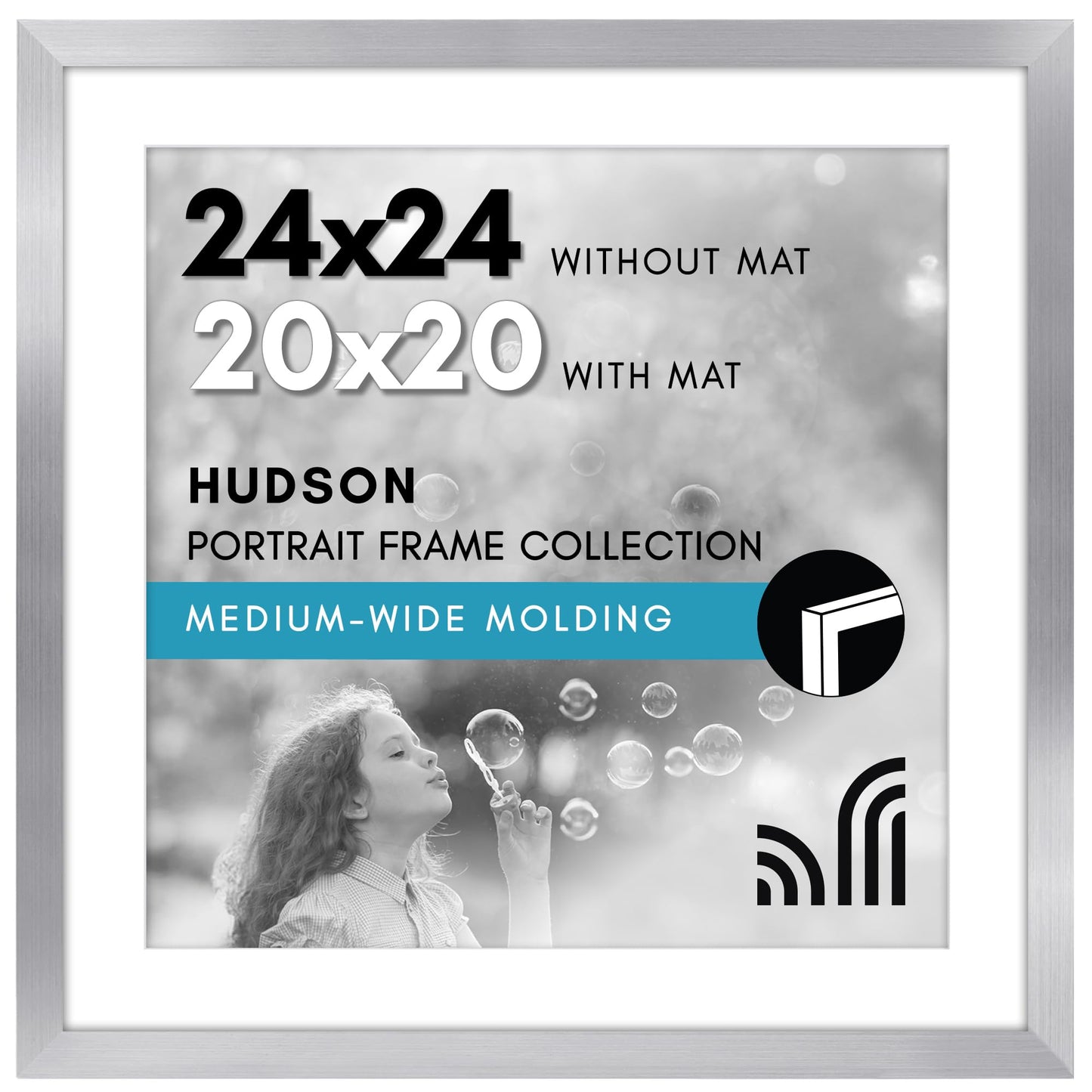 Oversized Gallery Picture Frame with Mat | Hudson Collection