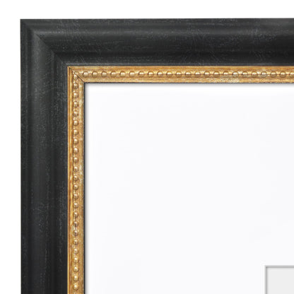 16x20 with 11x14 Mat | Vintage Frames | Black Gold | Modern - Premium Quality