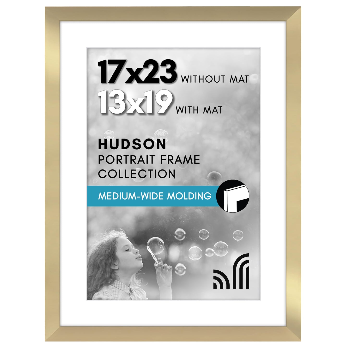 Oversized Gallery Picture Frame with Mat | Hudson Collection