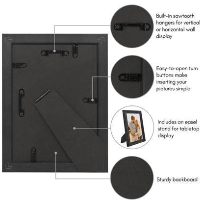 5x7 | Vintage Frames | Black | Modern - Premium Quality