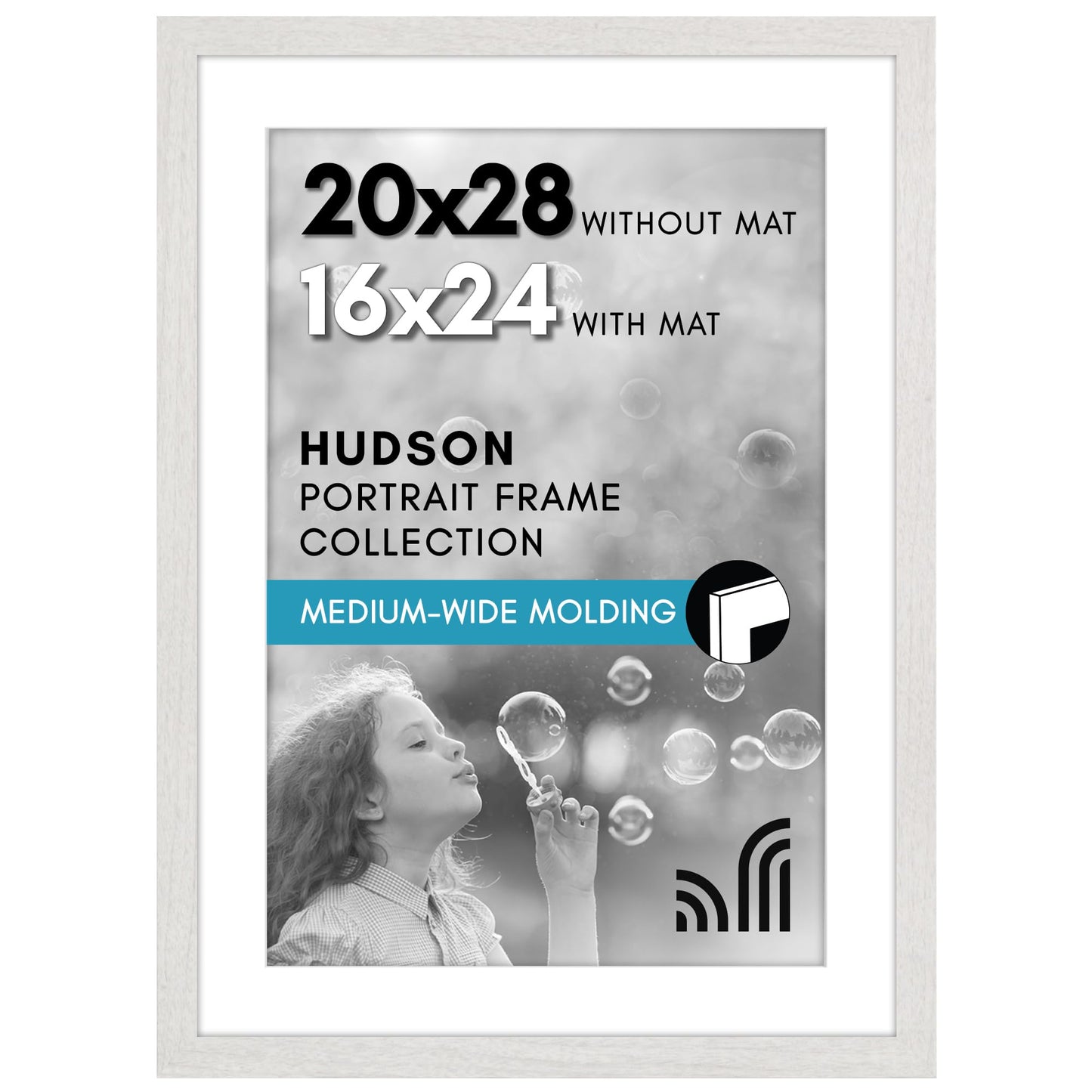 Oversized Gallery Picture Frame with Mat | Hudson Collection