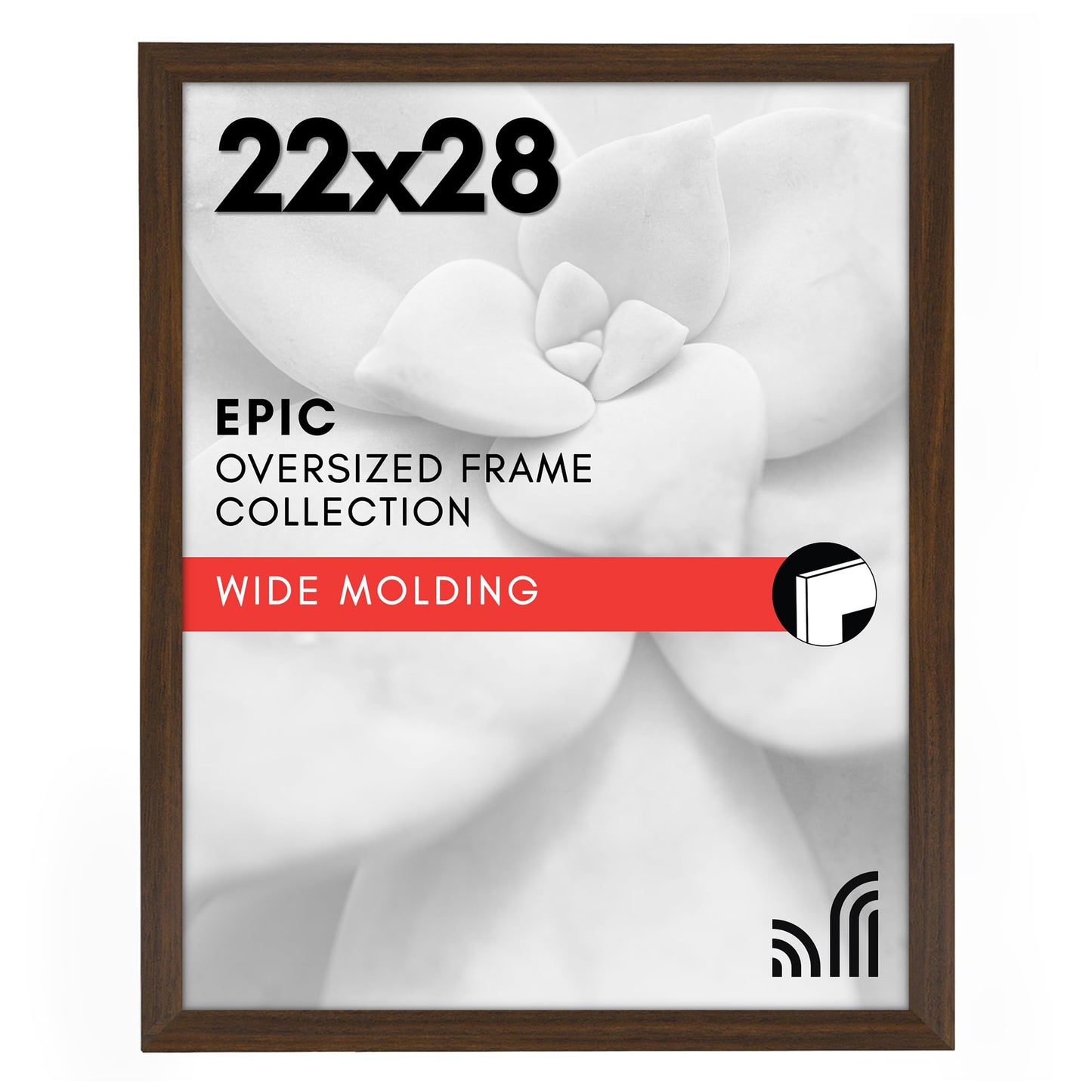 Gallery Poster Frame with Wood Grain Finish | Epic Collection