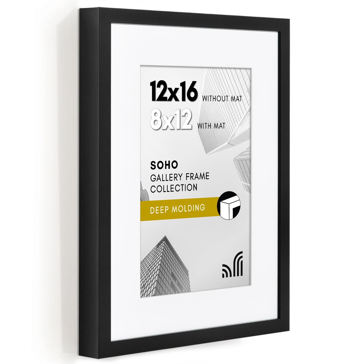 Gallery Picture Frame with Mat | Soho Collection