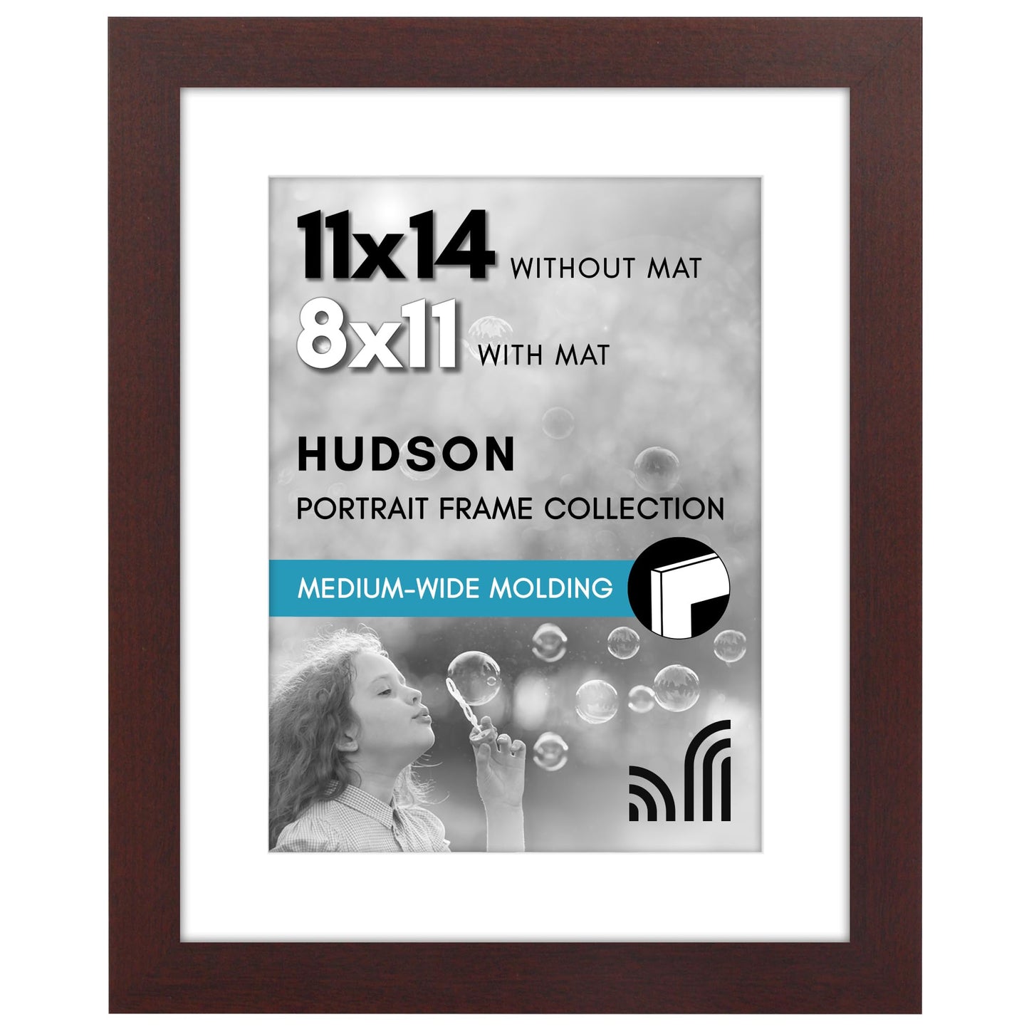 Oversized Gallery Picture Frame with Mat | Hudson Collection