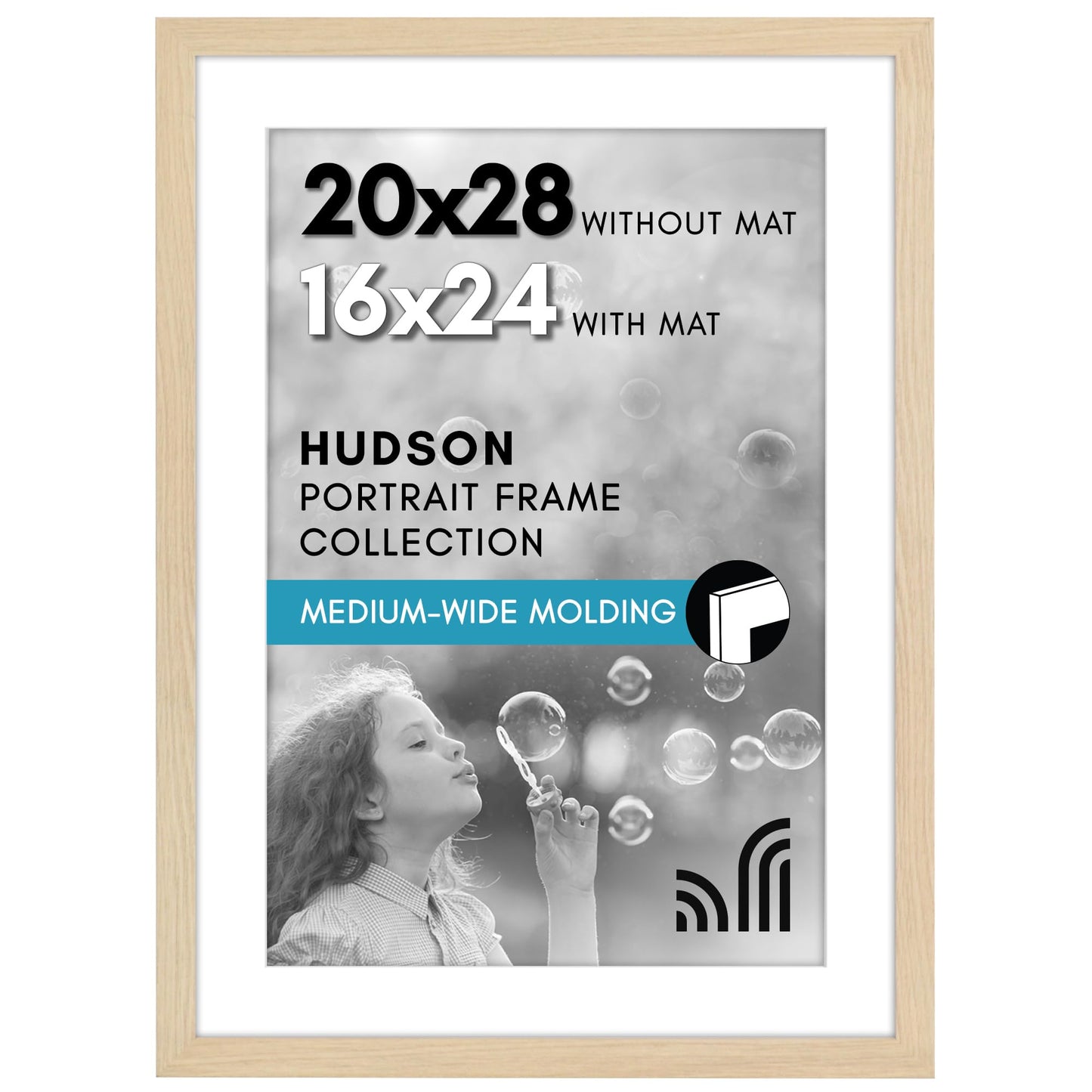 Oversized Gallery Picture Frame with Mat | Hudson Collection