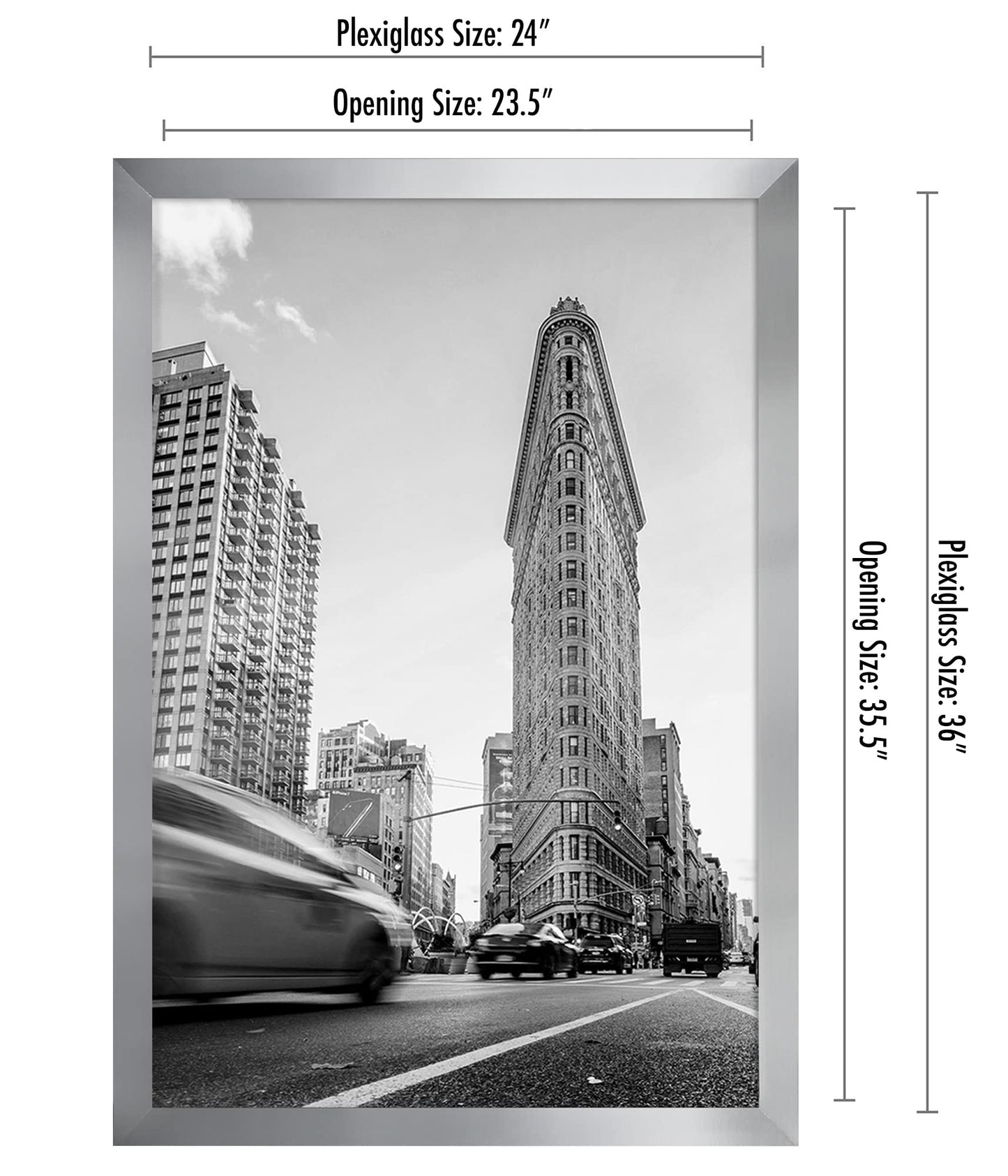 Gallery Poster Frame with Wood Grain Finish | Epic Collection