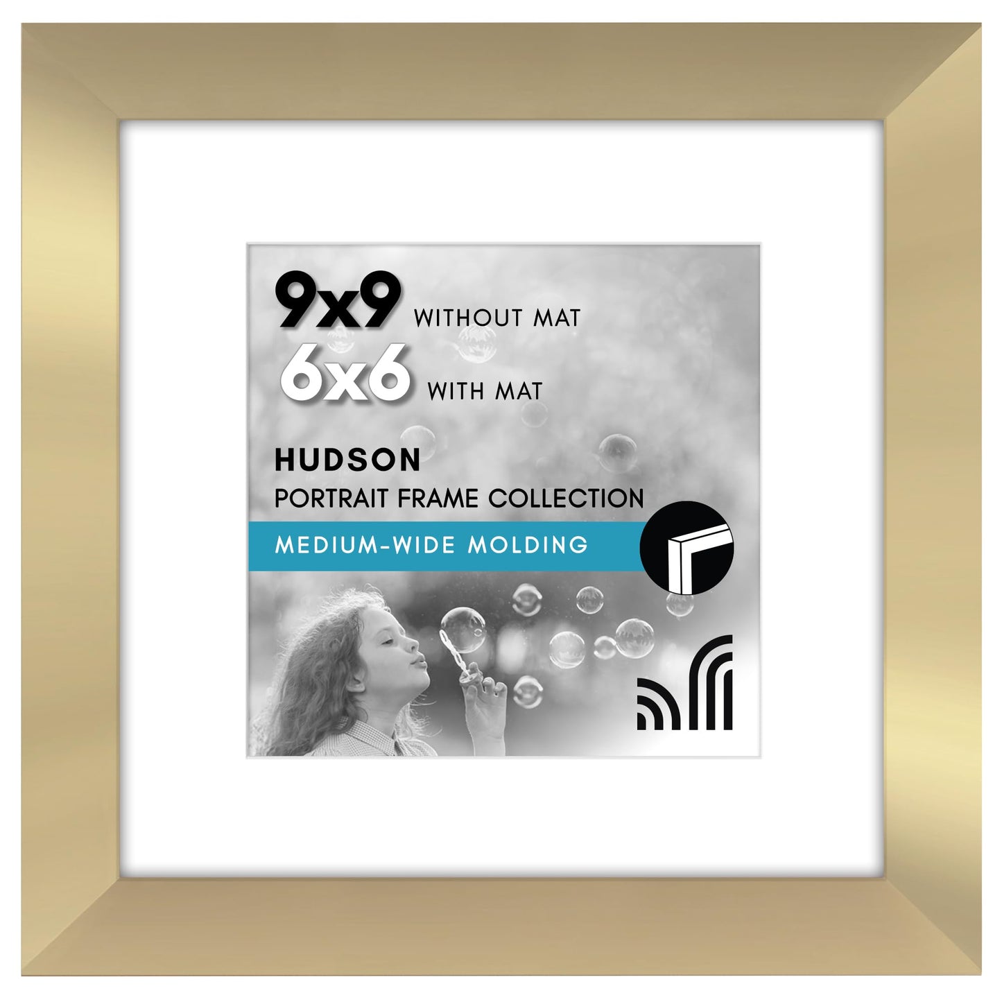 Oversized Gallery Picture Frame with Mat | Hudson Collection