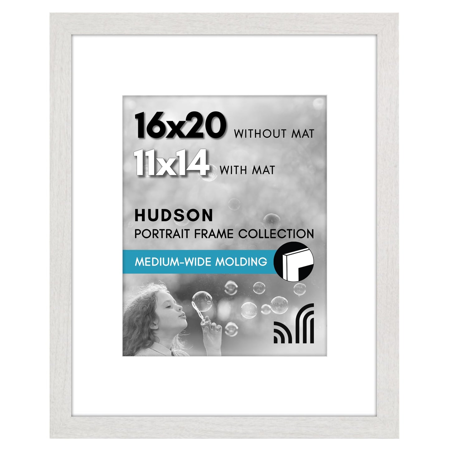 Oversized Gallery Picture Frame with Mat | Hudson Collection