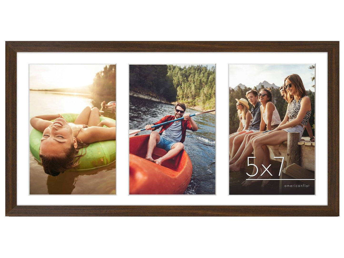 Americanflat Picture Frame with Classic Molding | Signature Collection Collage Picture Frame