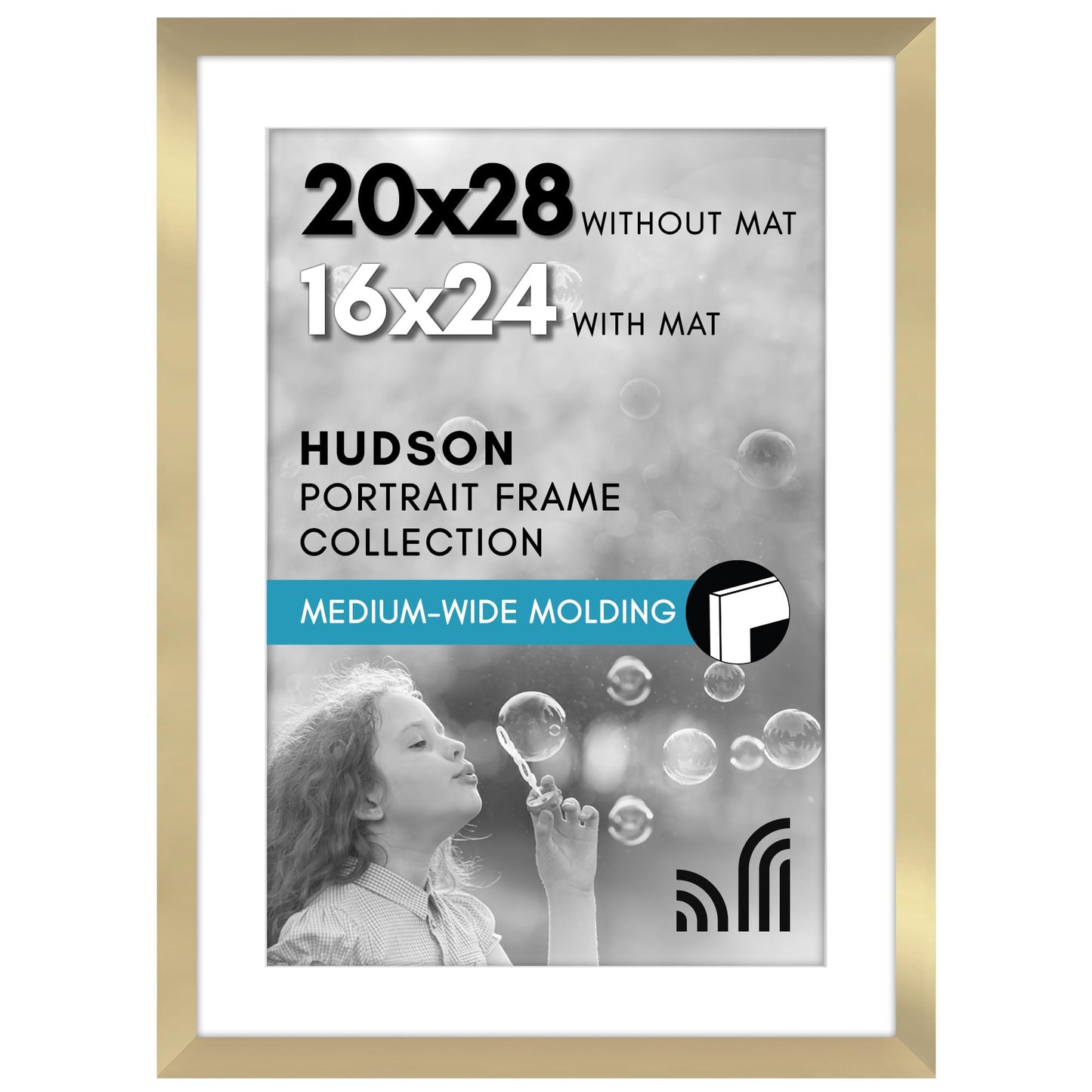 Oversized Gallery Picture Frame with Mat | Hudson Collection