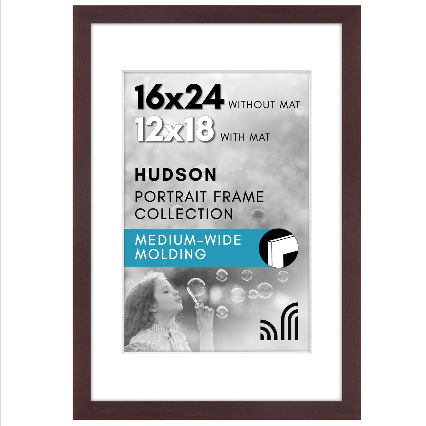 Oversized Gallery Picture Frame with Mat | Hudson Collection
