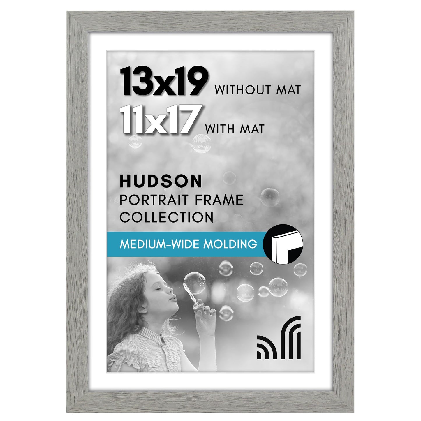 Oversized Gallery Picture Frame with Mat | Hudson Collection