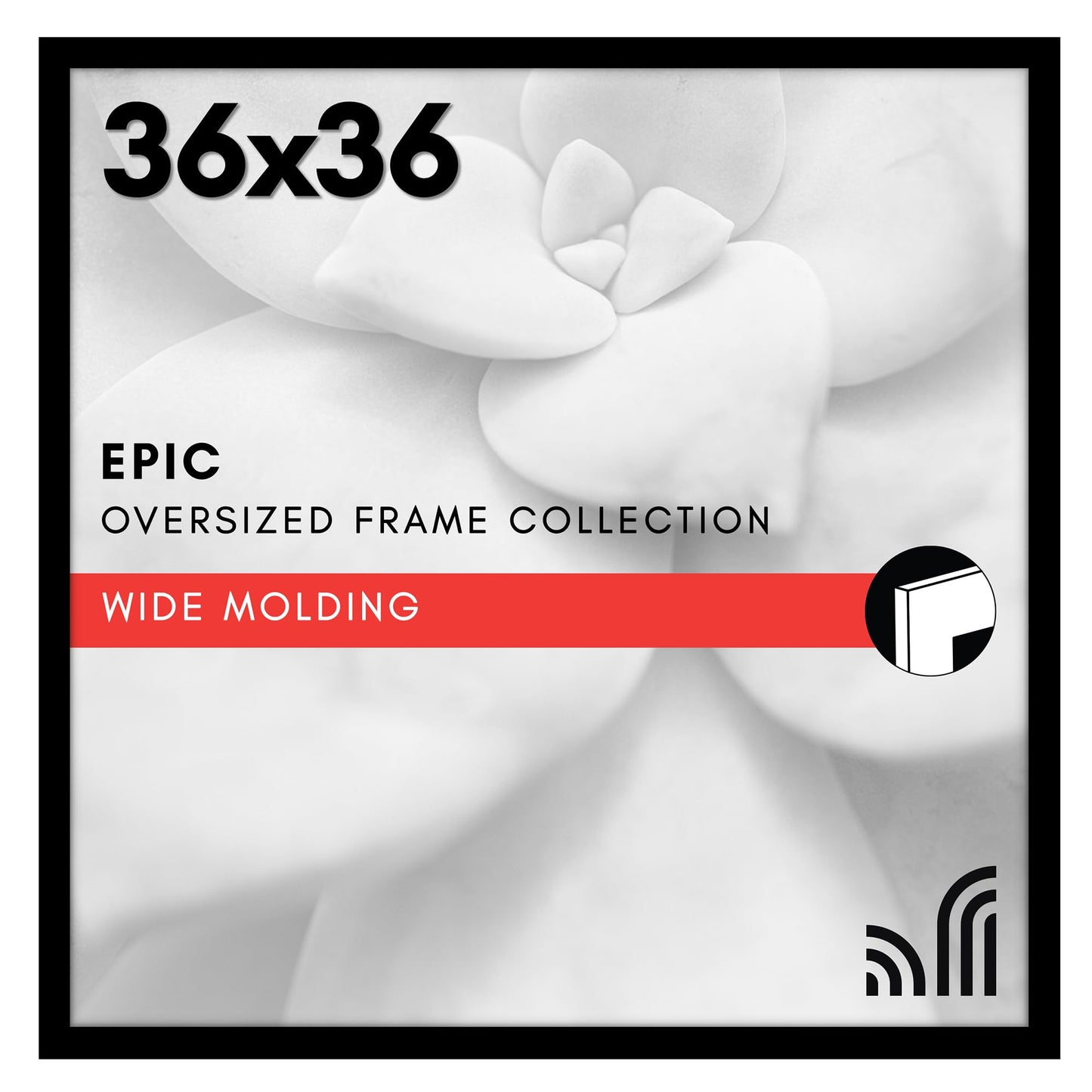 Gallery Poster Frame with Wood Grain Finish | Epic Collection