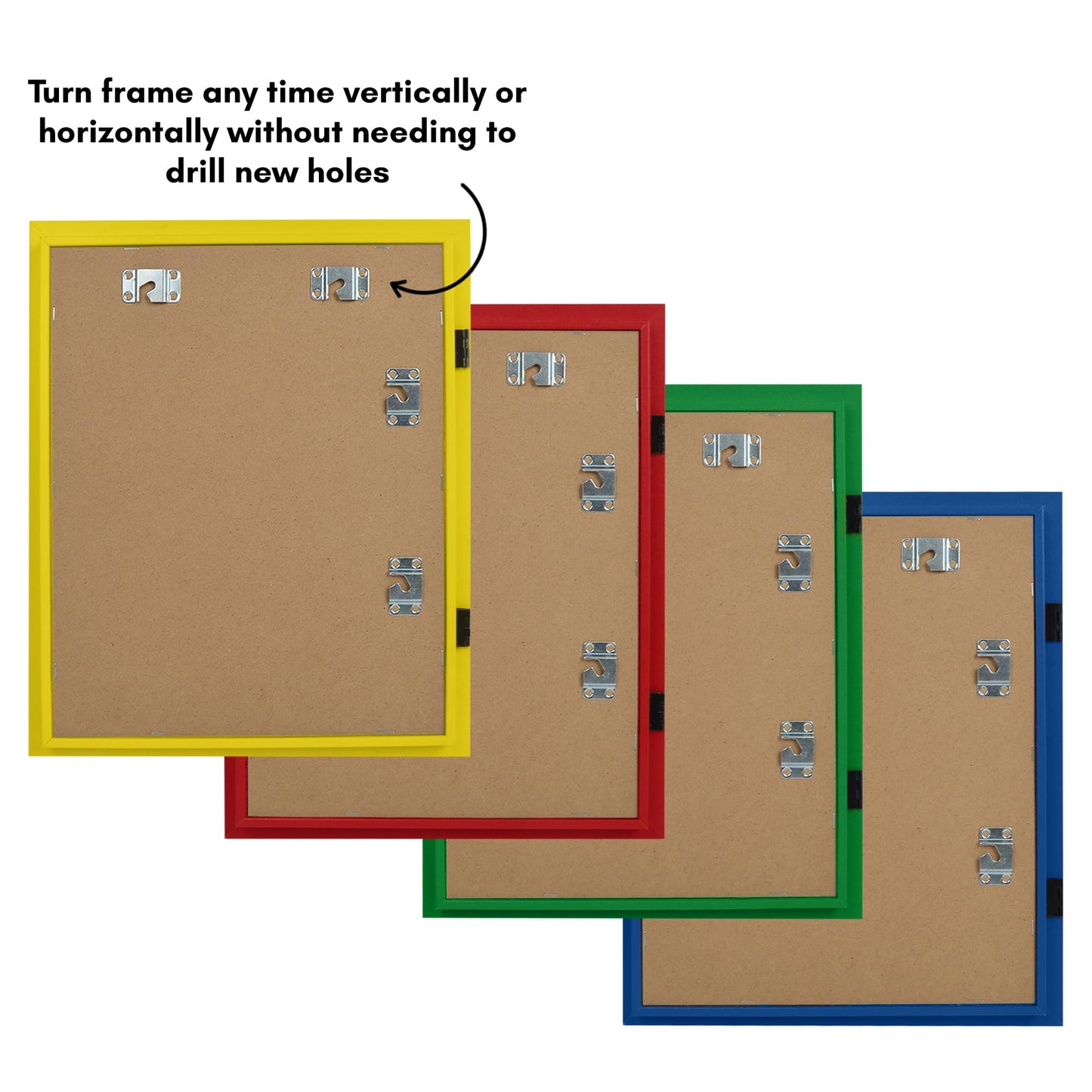 Americanflat Kids Art Frame with Mat | Holds up to 100 Artworks