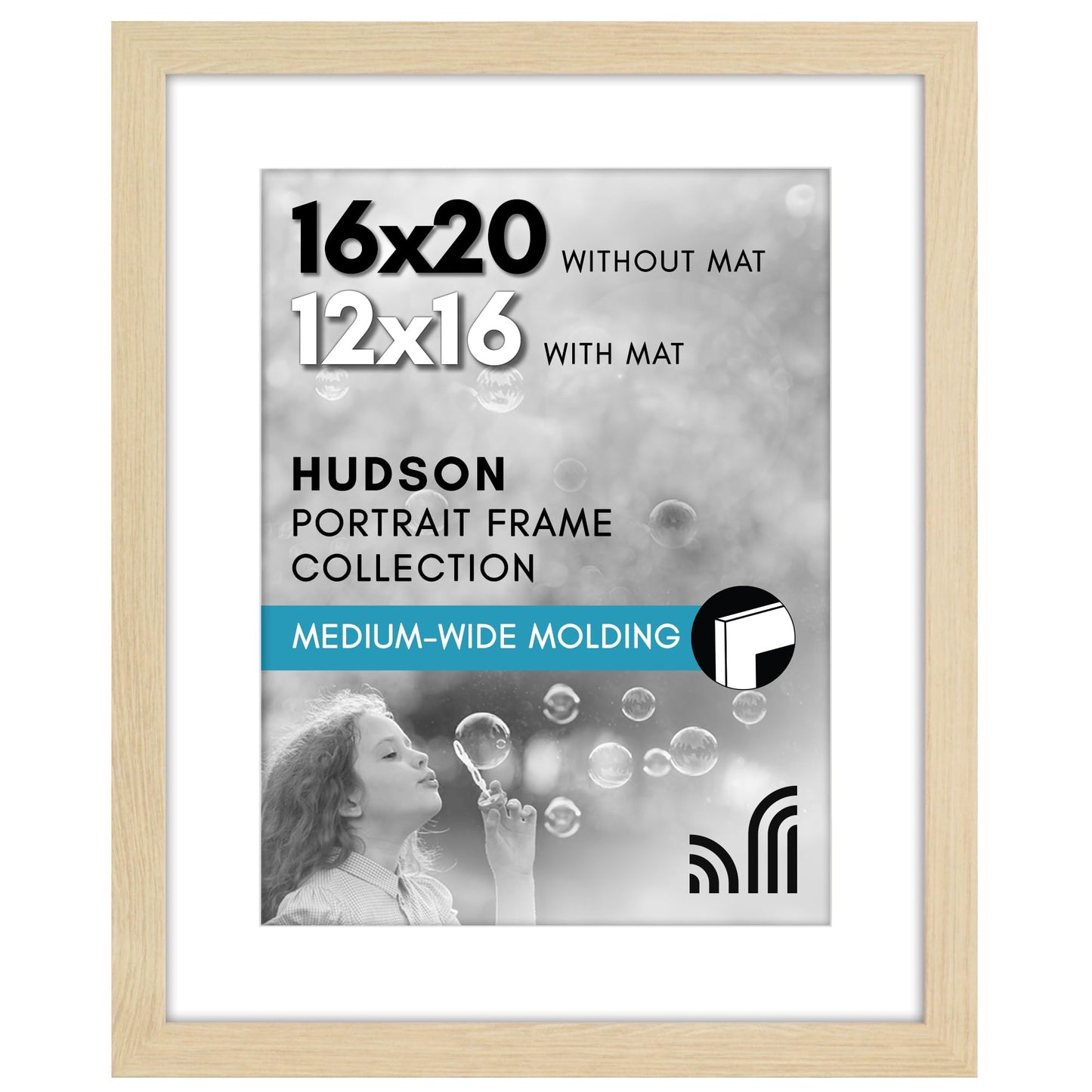 Oversized Gallery Picture Frame with Mat | Hudson Collection