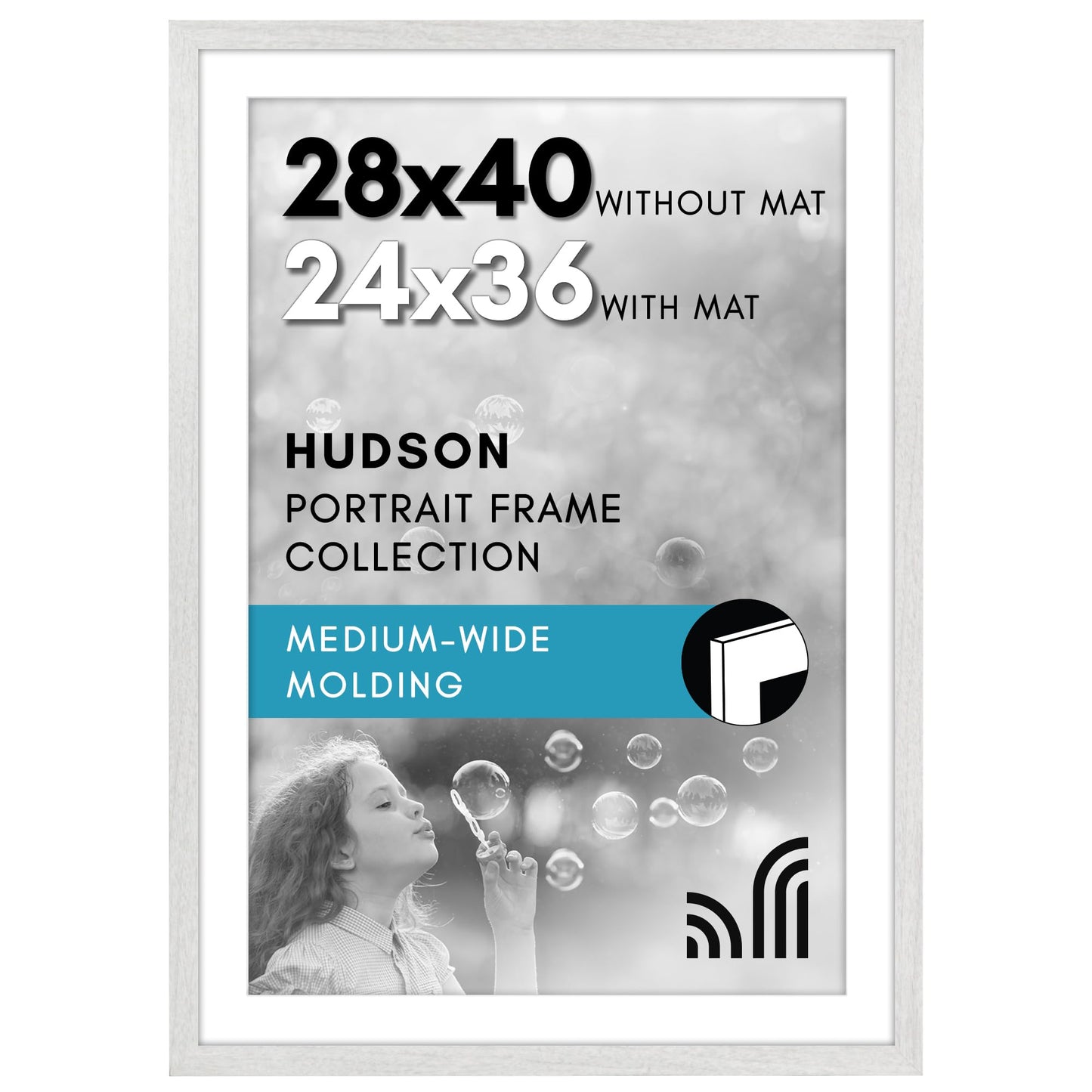 Oversized Gallery Picture Frame with Mat | Hudson Collection