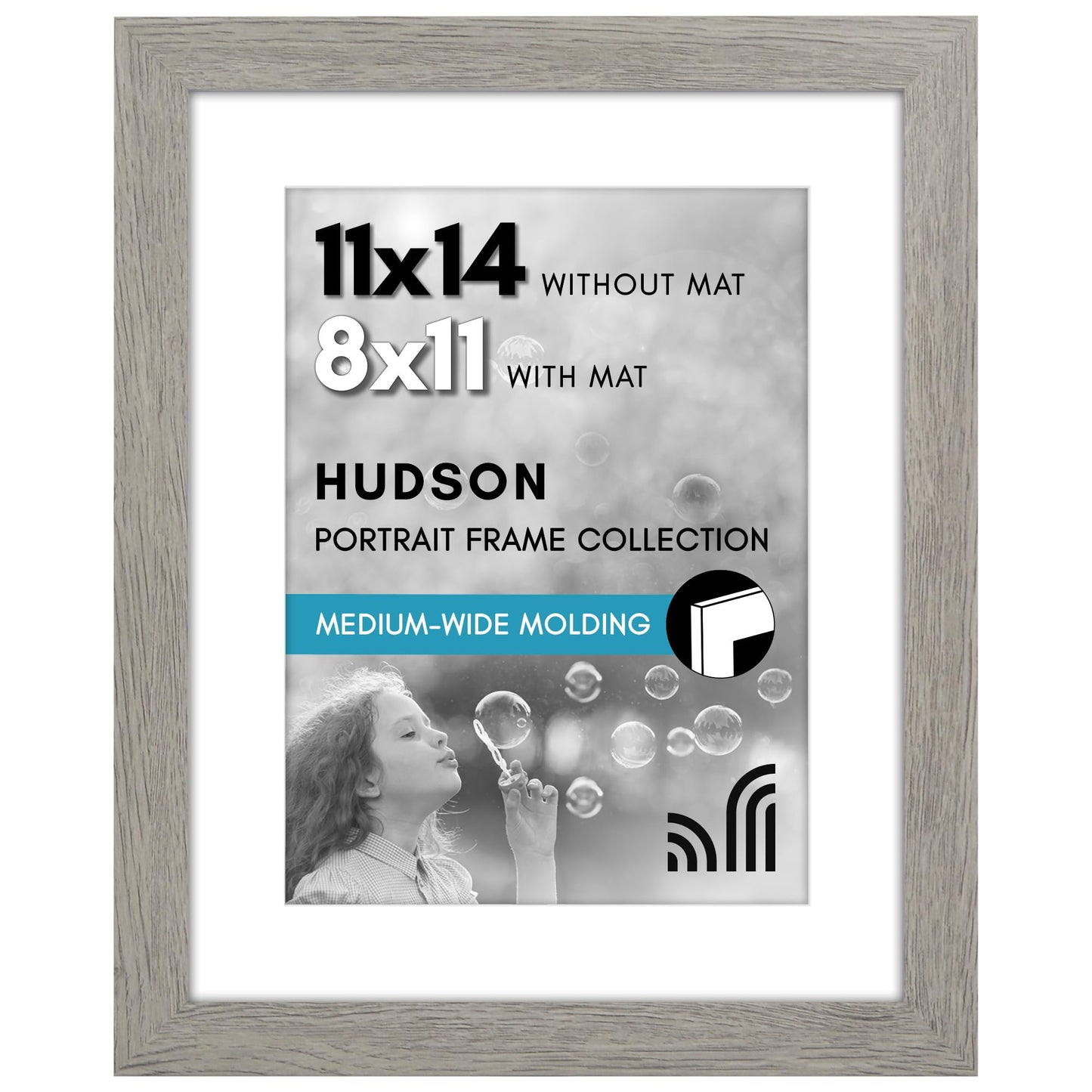 Oversized Gallery Picture Frame with Mat | Hudson Collection