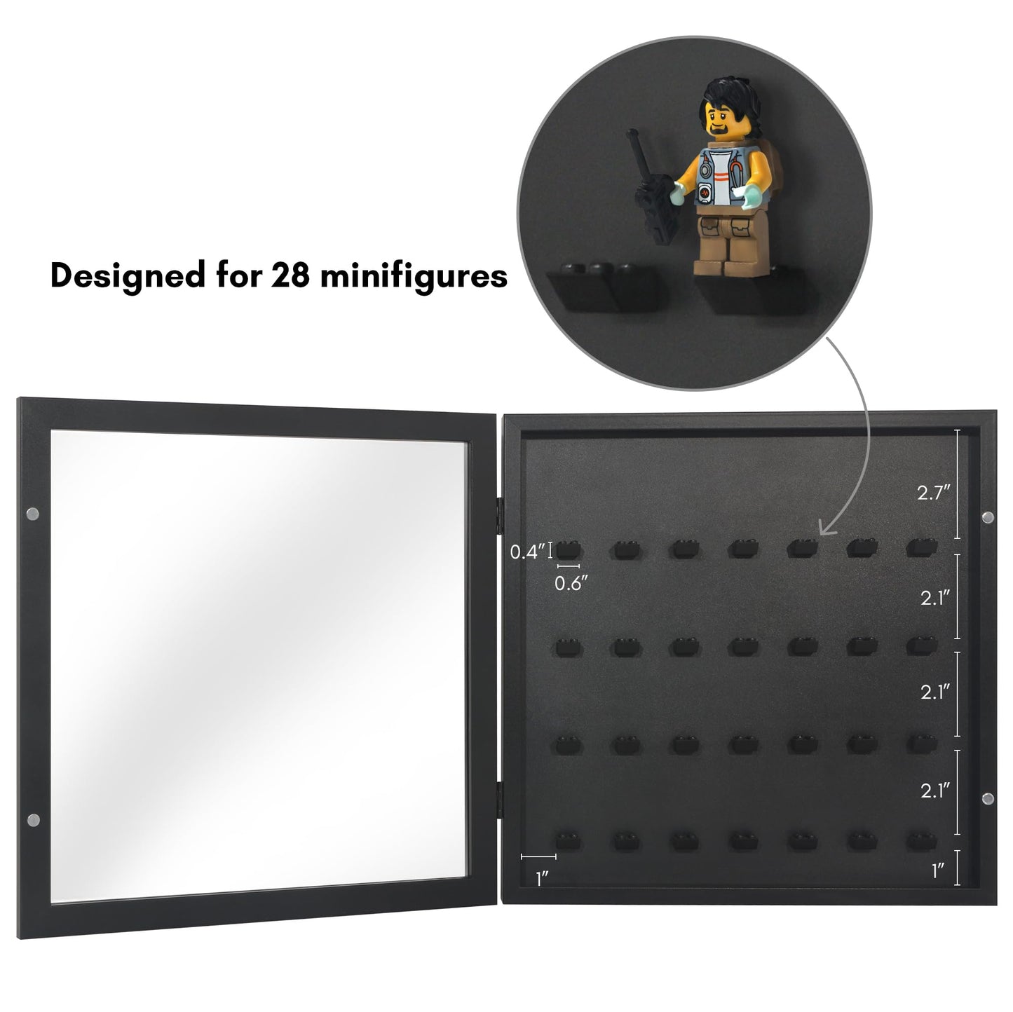 Shadow Box Keepsake Frame | Silhouette Collection | Modern Decor