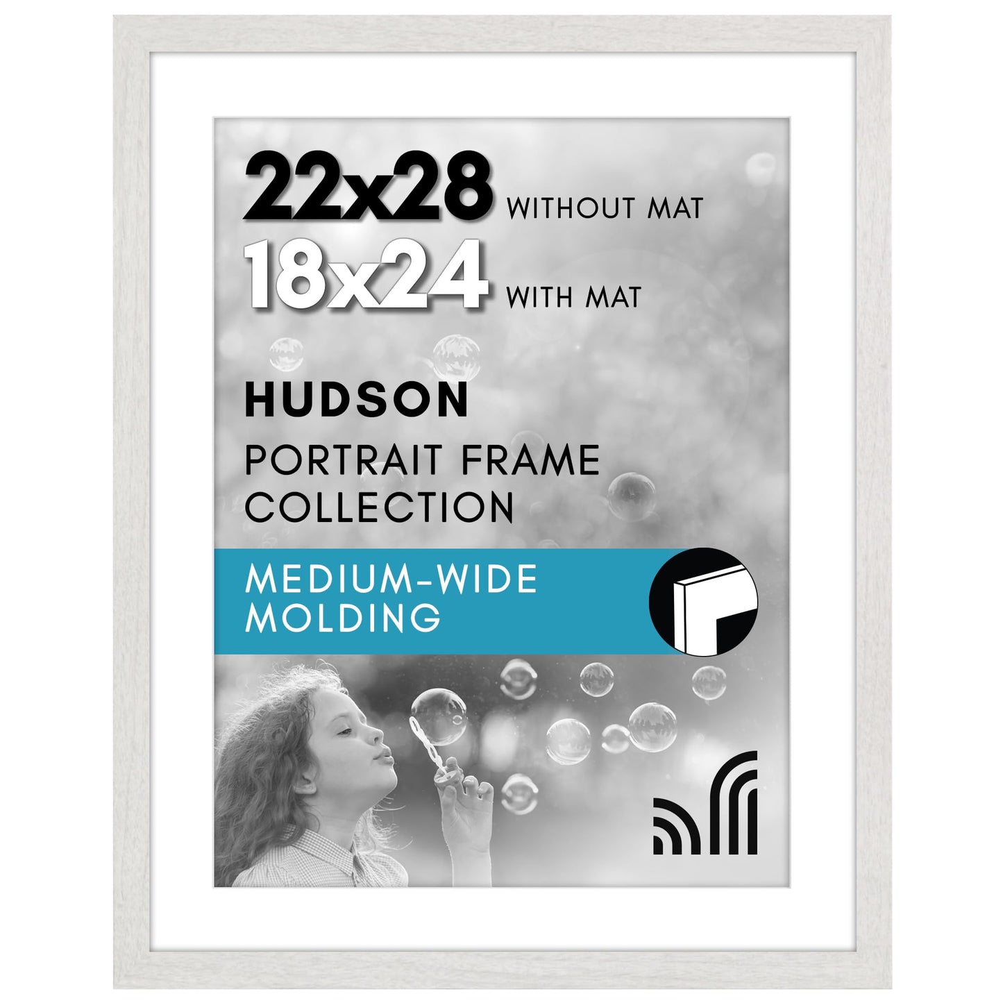Oversized Gallery Picture Frame with Mat | Hudson Collection
