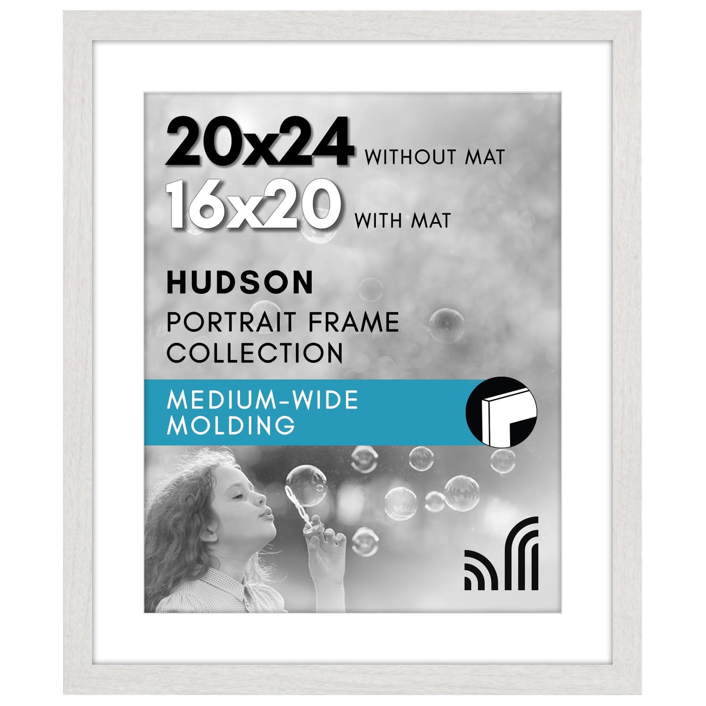 Oversized Gallery Picture Frame with Mat | Hudson Collection