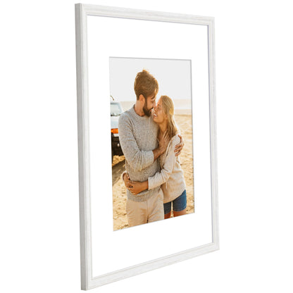 16x20 with 11x14 Mat | Vintage Frames | White | Modern - Premium Quality