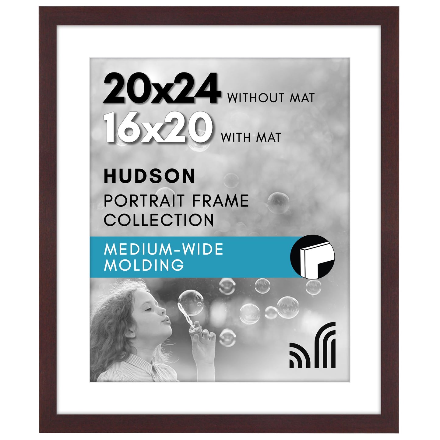 Oversized Gallery Picture Frame with Mat | Hudson Collection