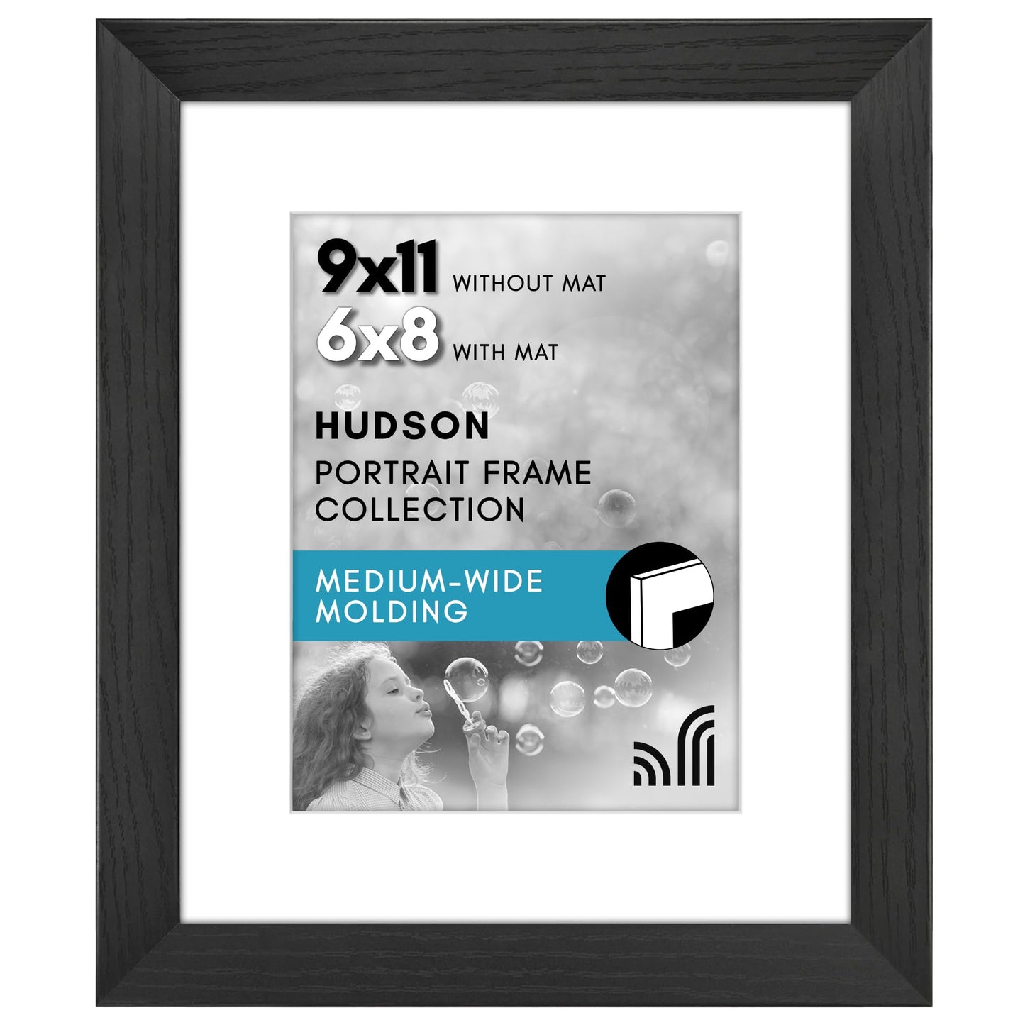 Oversized Gallery Picture Frame with Mat | Hudson Collection