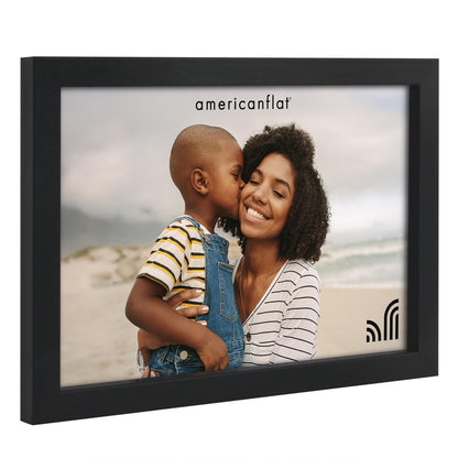 4x6 | Magnetic Refrigerator Frame | Set of 3 | Black | Modern - Premium Quality