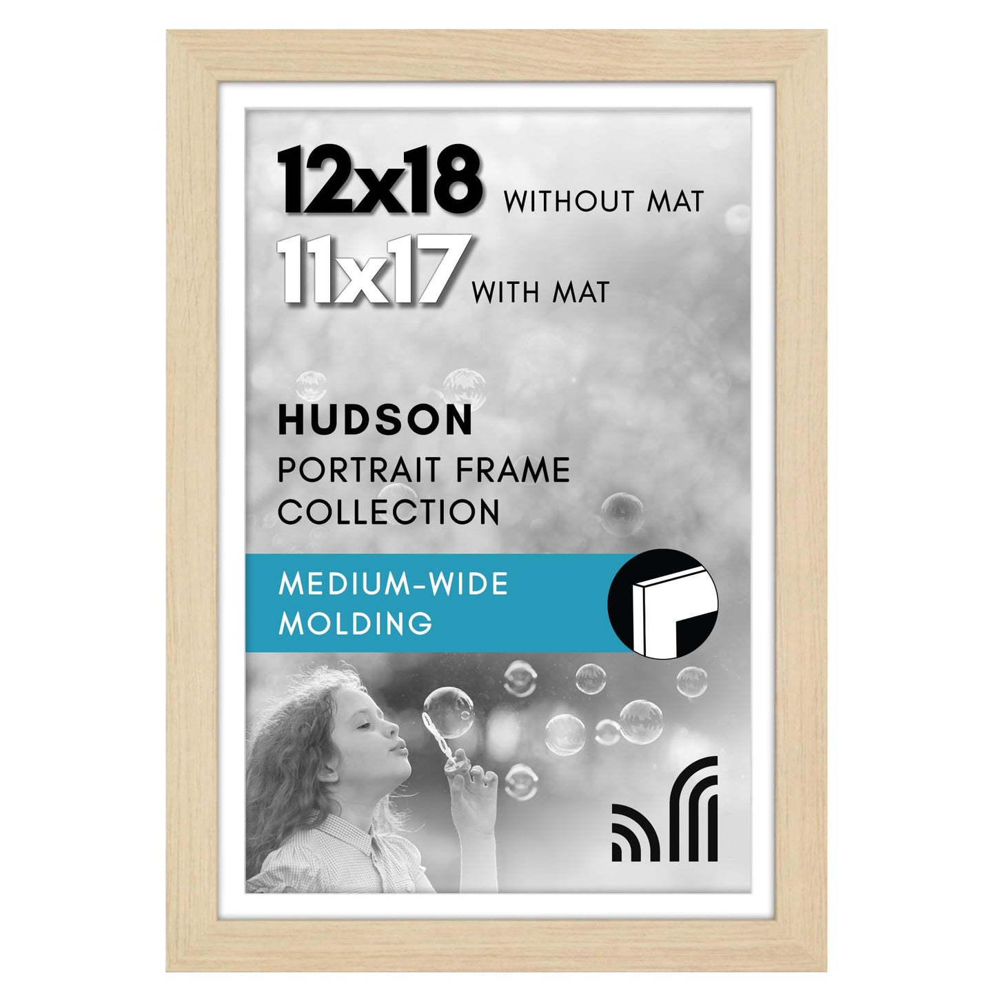 Oversized Gallery Picture Frame with Mat | Hudson Collection
