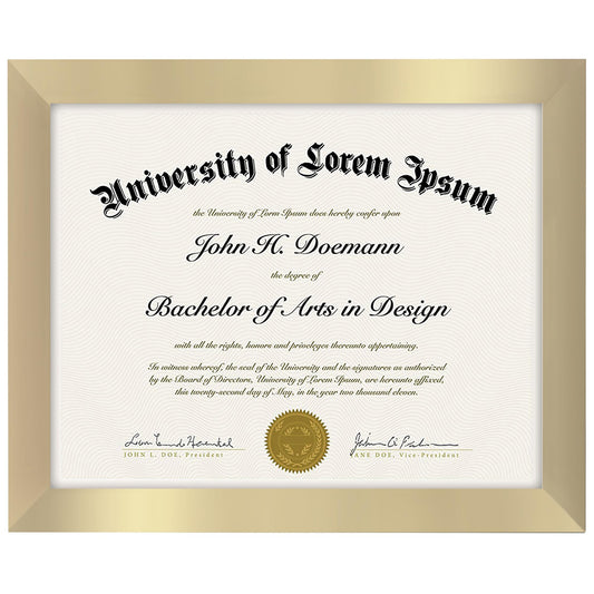 8.5x11 Diploma Frame | Legacy Collection