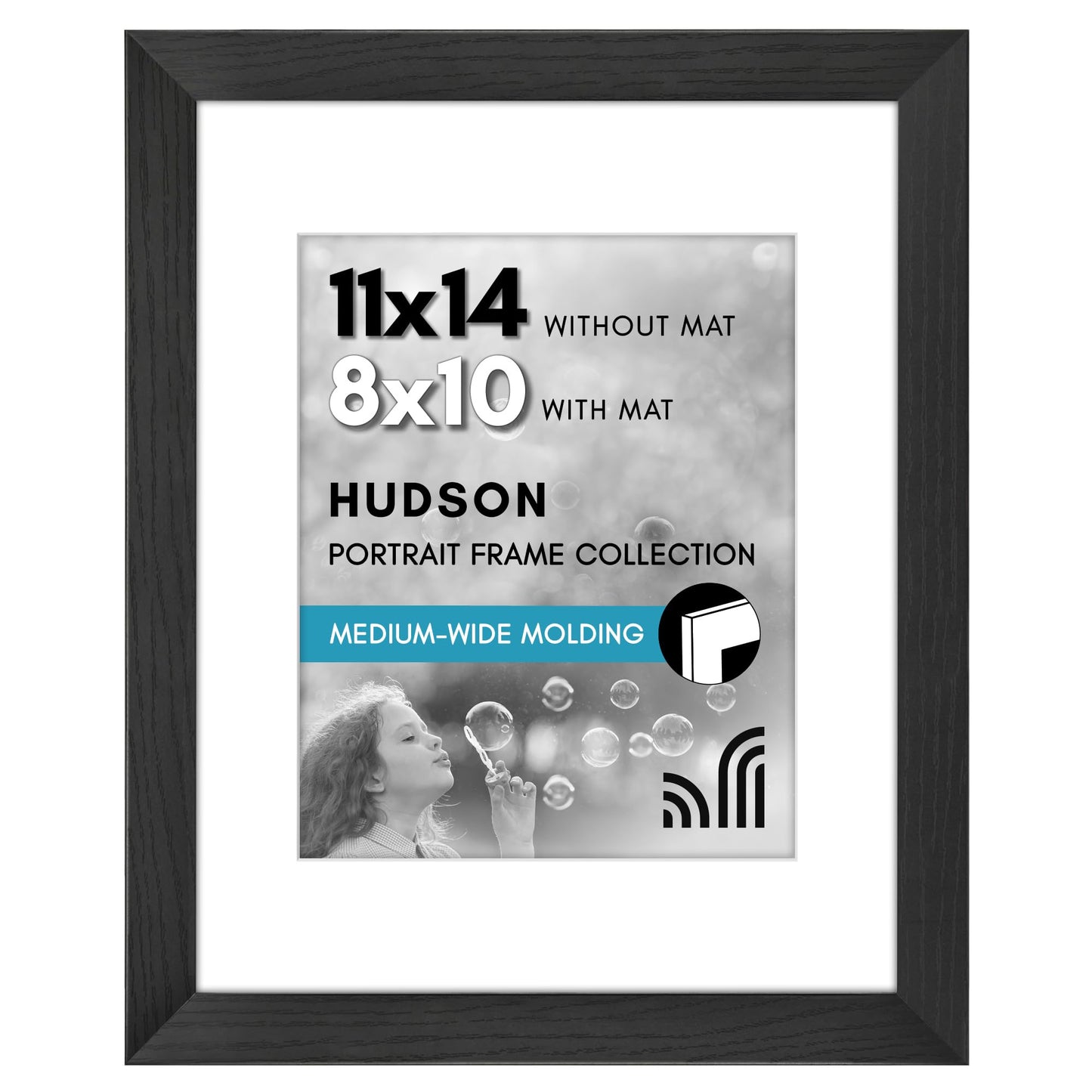 Oversized Gallery Picture Frame with Mat | Hudson Collection