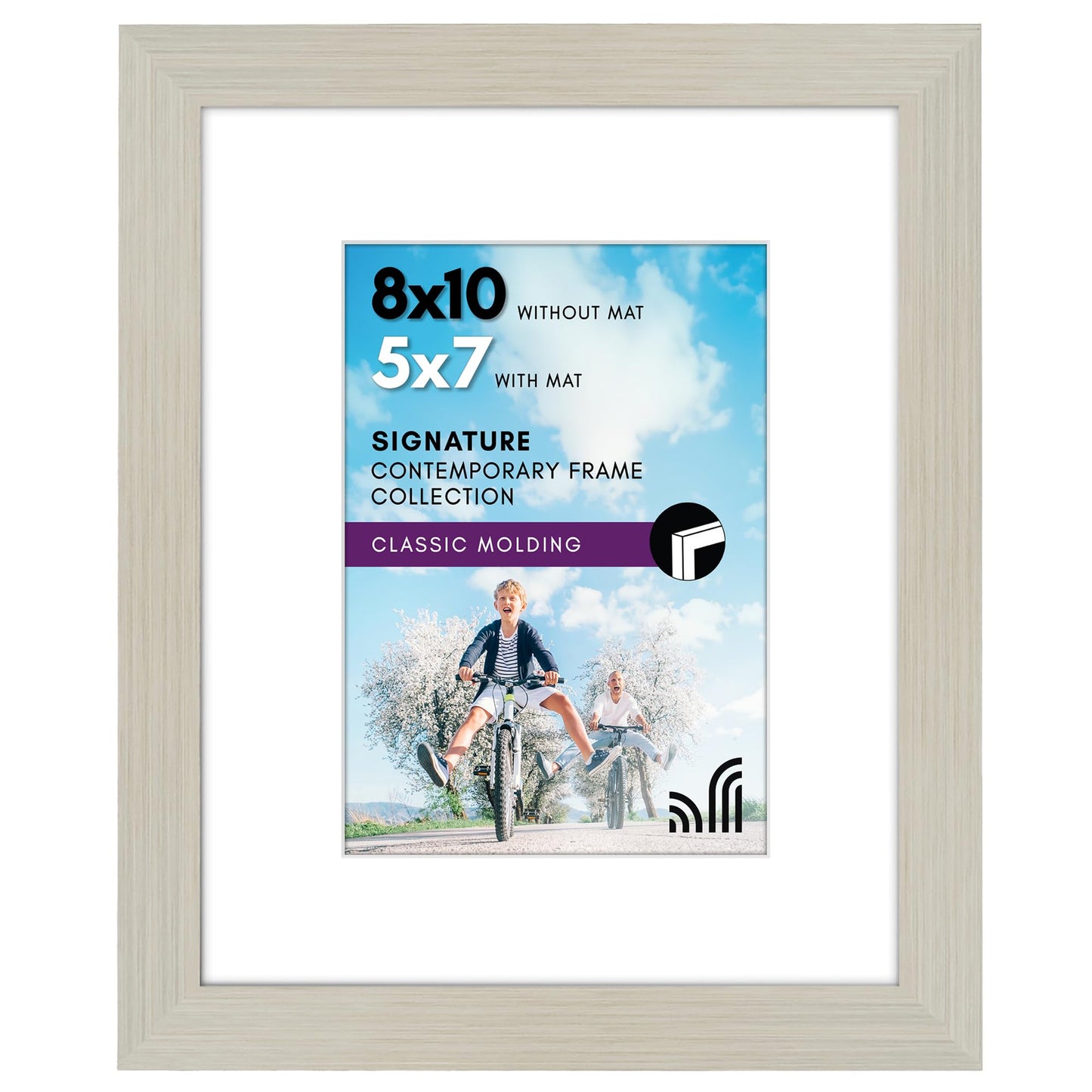 Americanflat Picture Frame | Includes Mat | Classic Molding | Signature Collection