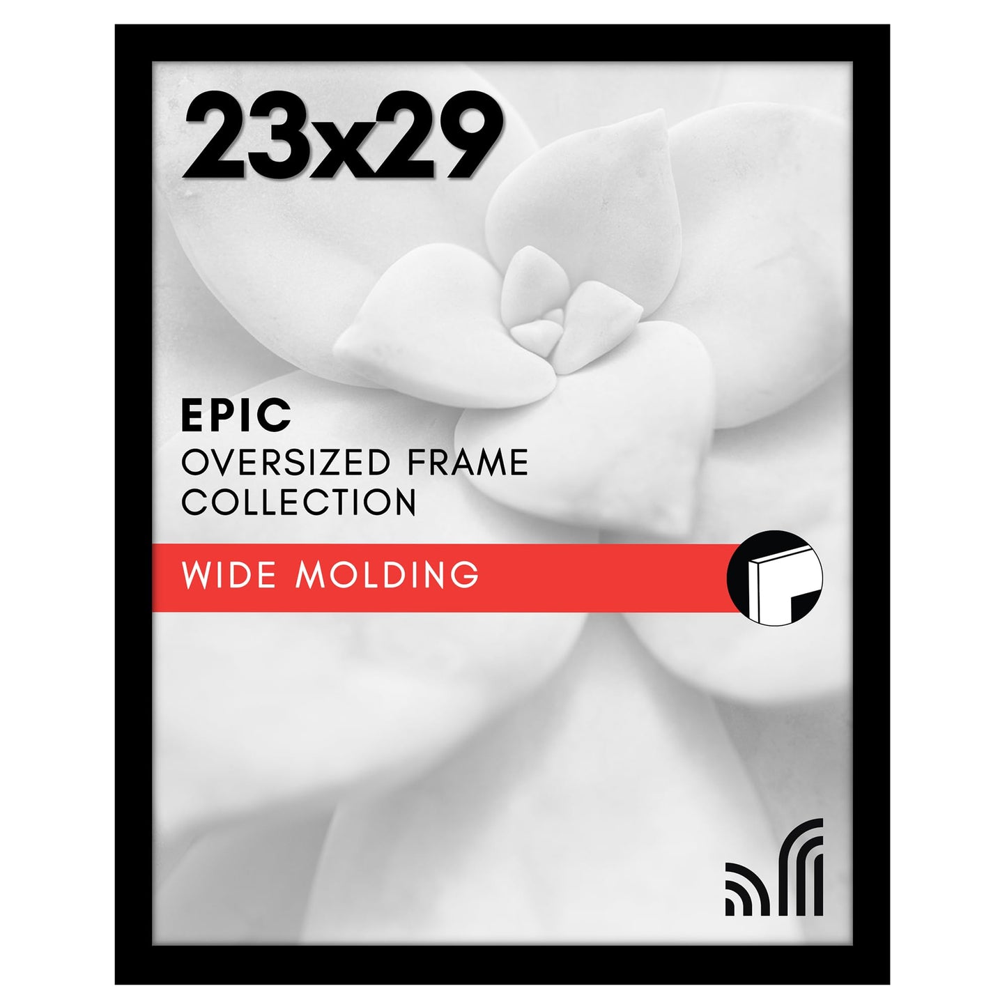 Gallery Poster Frame with Wood Grain Finish | Epic Collection